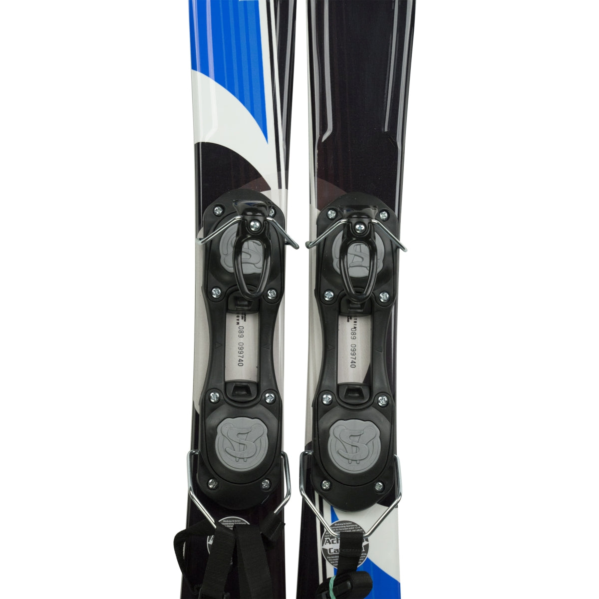 1x ski court Krombacher bleu, blanc et noir – Vue 3