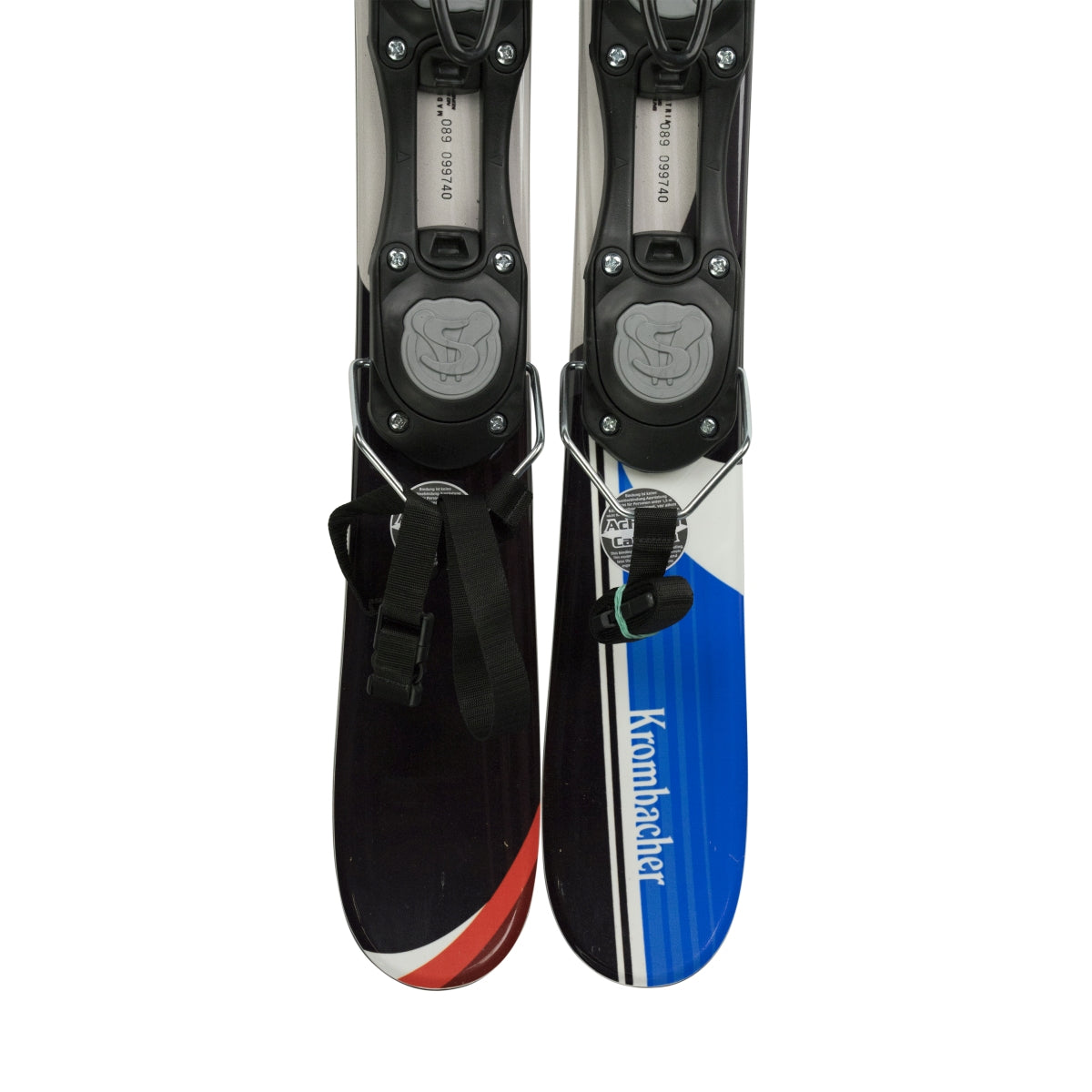 1x ski court Krombacher bleu, blanc et noir – Vue 4
