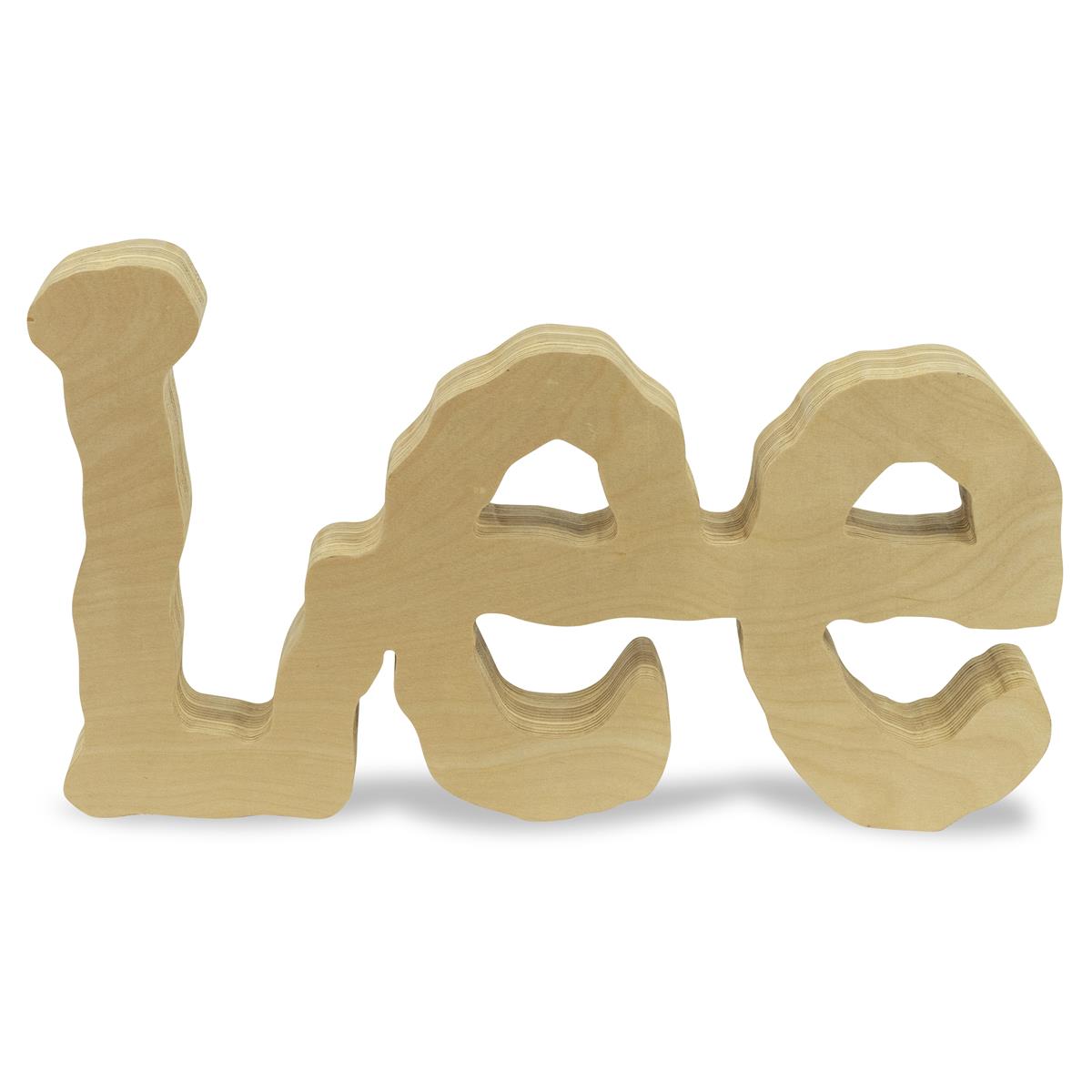 1x Lee Jeans Textiles Panneau publicitaire en bois « LEE » – Vue 2