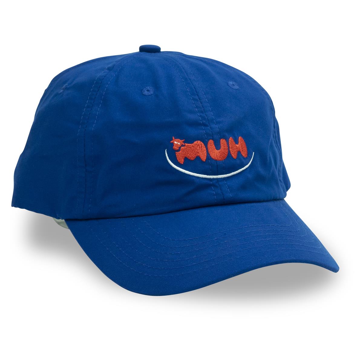 1x casquette bleue Muh avec visière