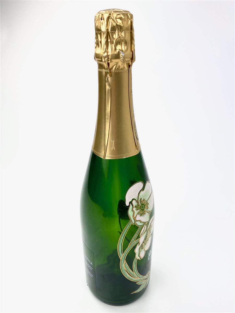 1 bouteille vide de champagne Perrier Jouet, bouteille décorative 0,7 l Belle Epoque – Vue 3
