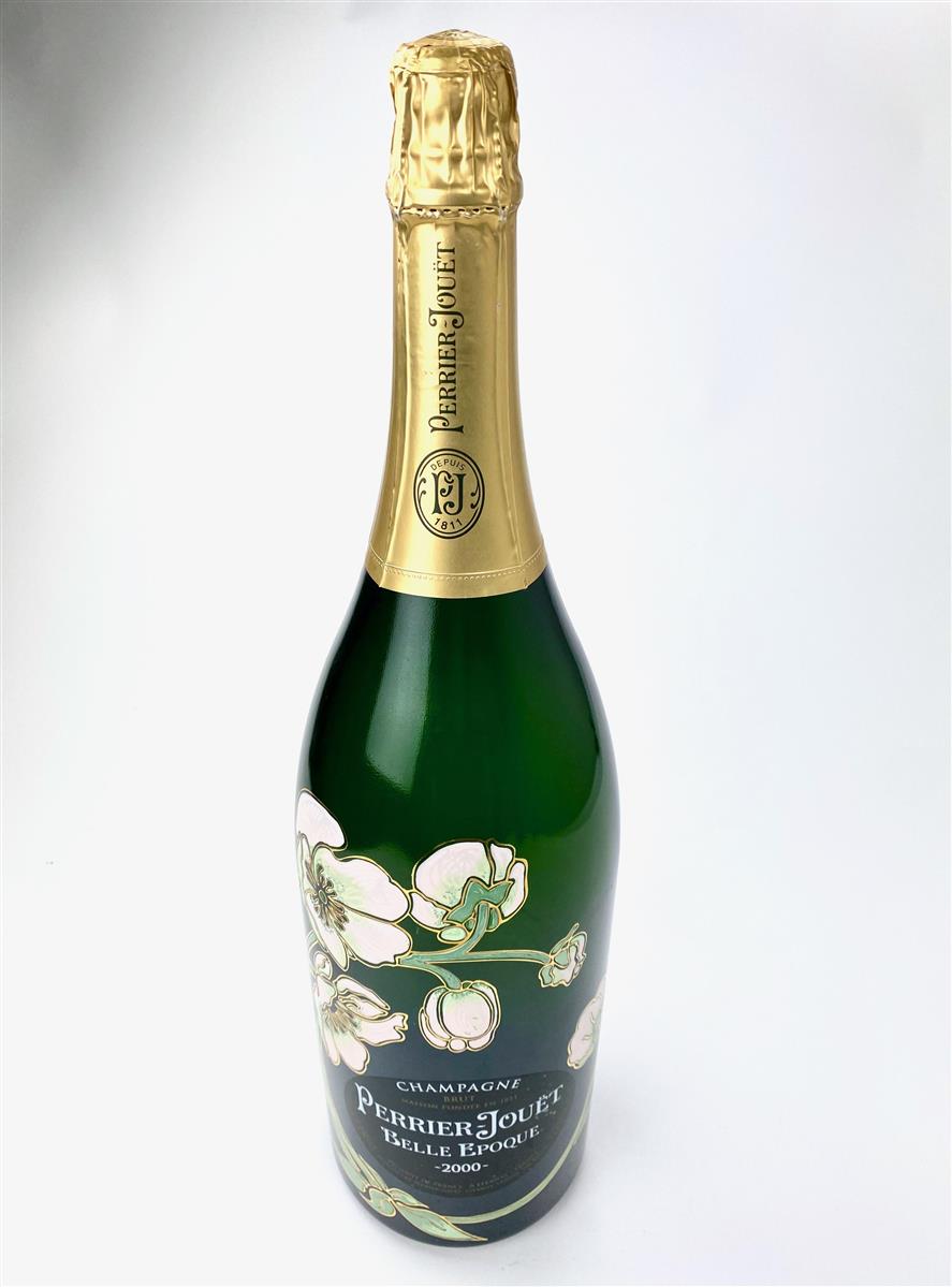 1 bouteille vide de champagne Perrier Jouet, bouteille décorative 3 l Belle Epoque