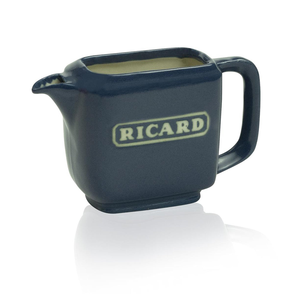 1x Richard  Petite cafetière bleue en terre cuite