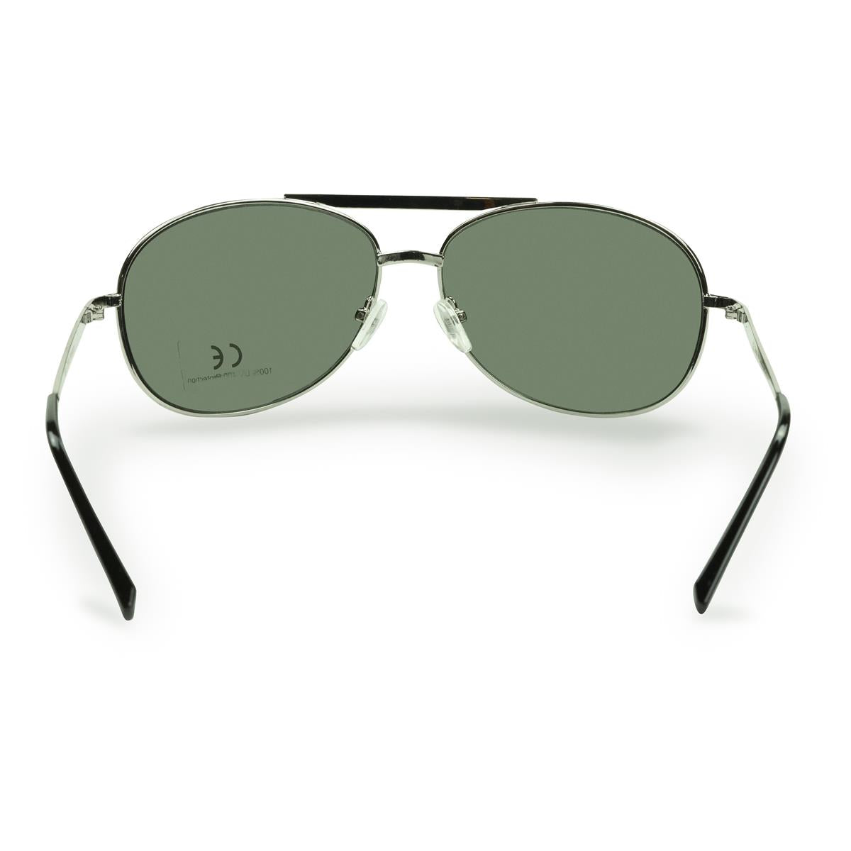 1 paire de lunettes de soleil Salitos avec étui Pilot argentées – Vue 4
