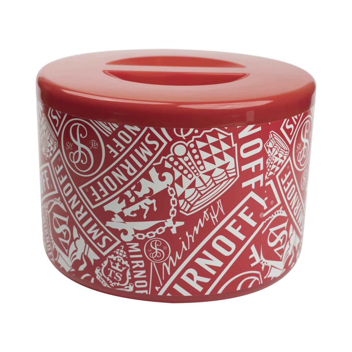1x Smirnoff Vodka Refroidisseur Glacière ronde rouge