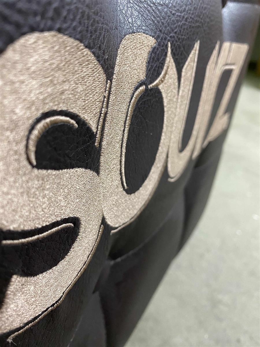 1x Sourz Likör tabouret de bar noir cuir – Vue 4