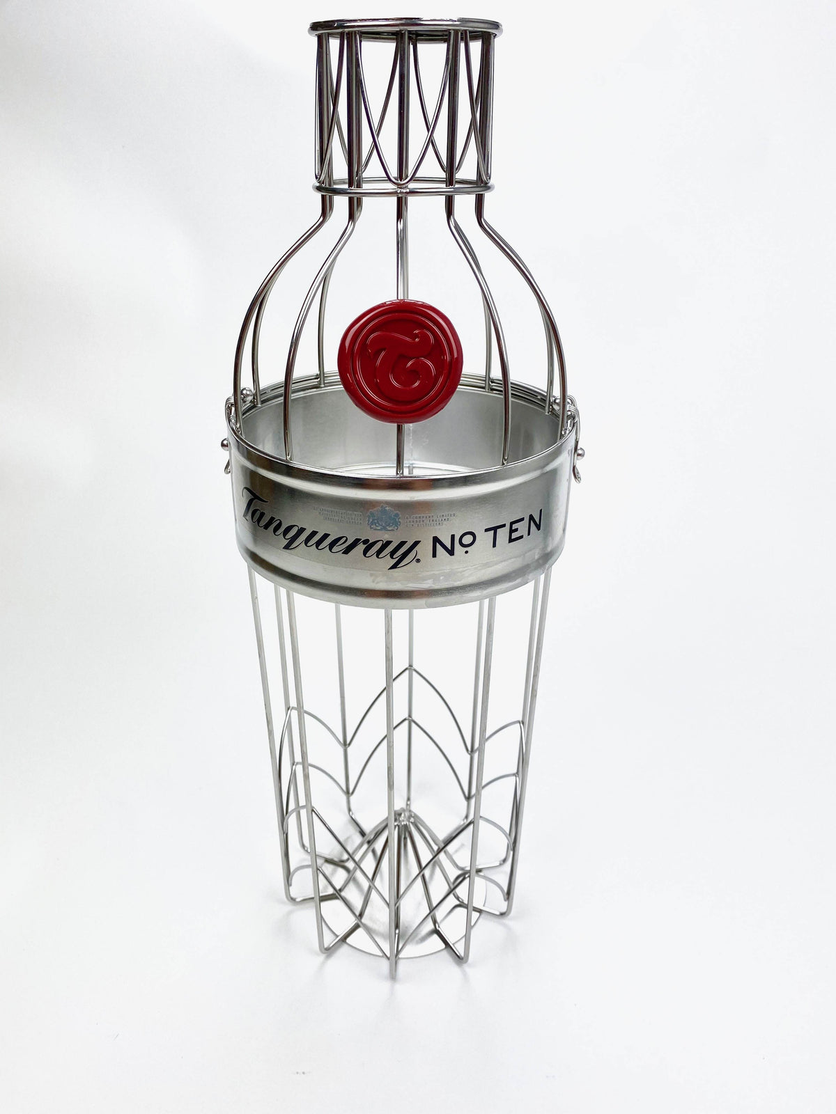 1x Tanqueray Gin Cage Fruits Grille Métal 4,5 l