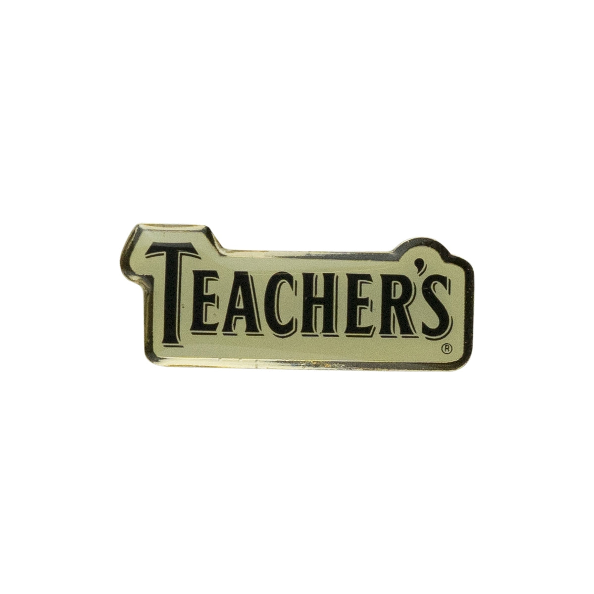 1x pin's Teachers Whiskey Logo Or