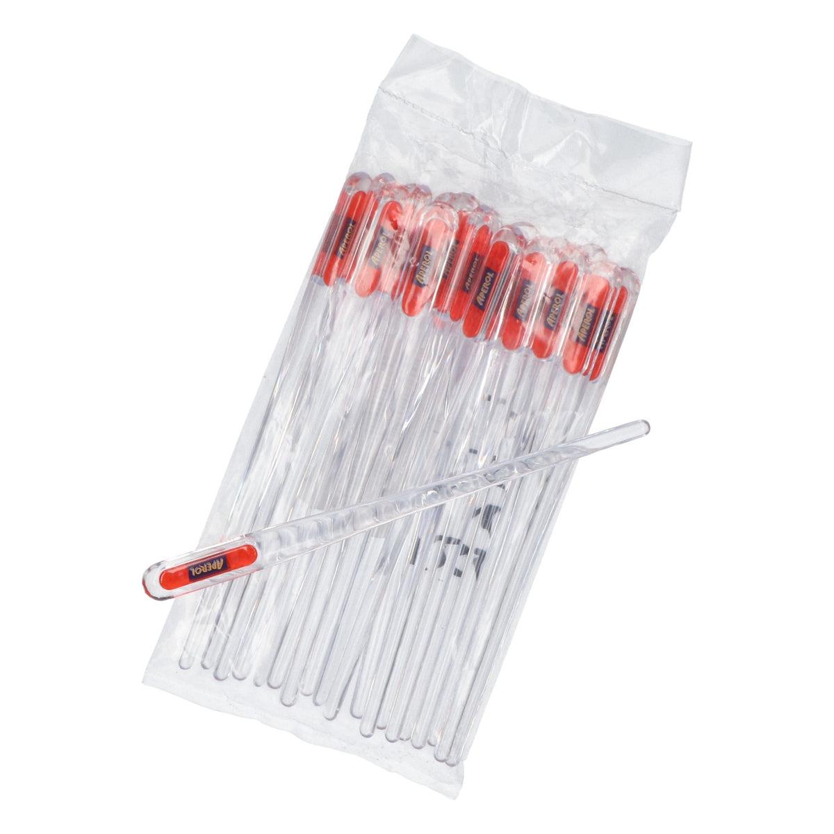 20x Aperol Spritz Stirrer 14 cm Bâton mélangeur Accessoires de bar Cuillère à cocktail
