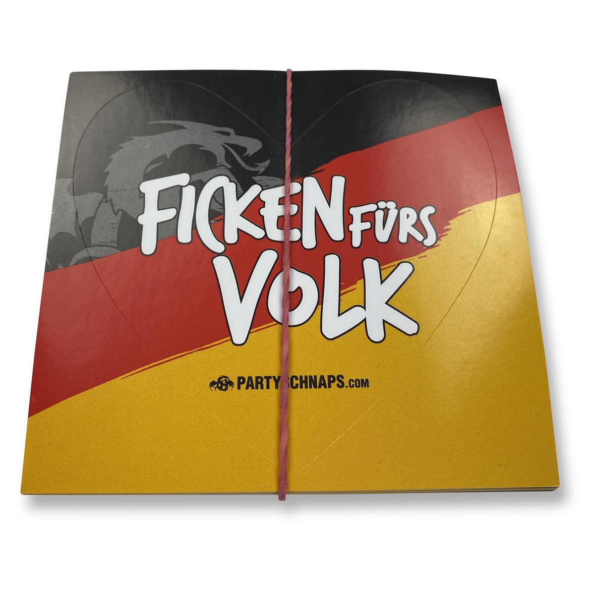 20 autocollants « Ficken » (baiser) pour la liqueur « Ficken fürs Volk » (baiser pour le peuple) en allemand – Vue 2