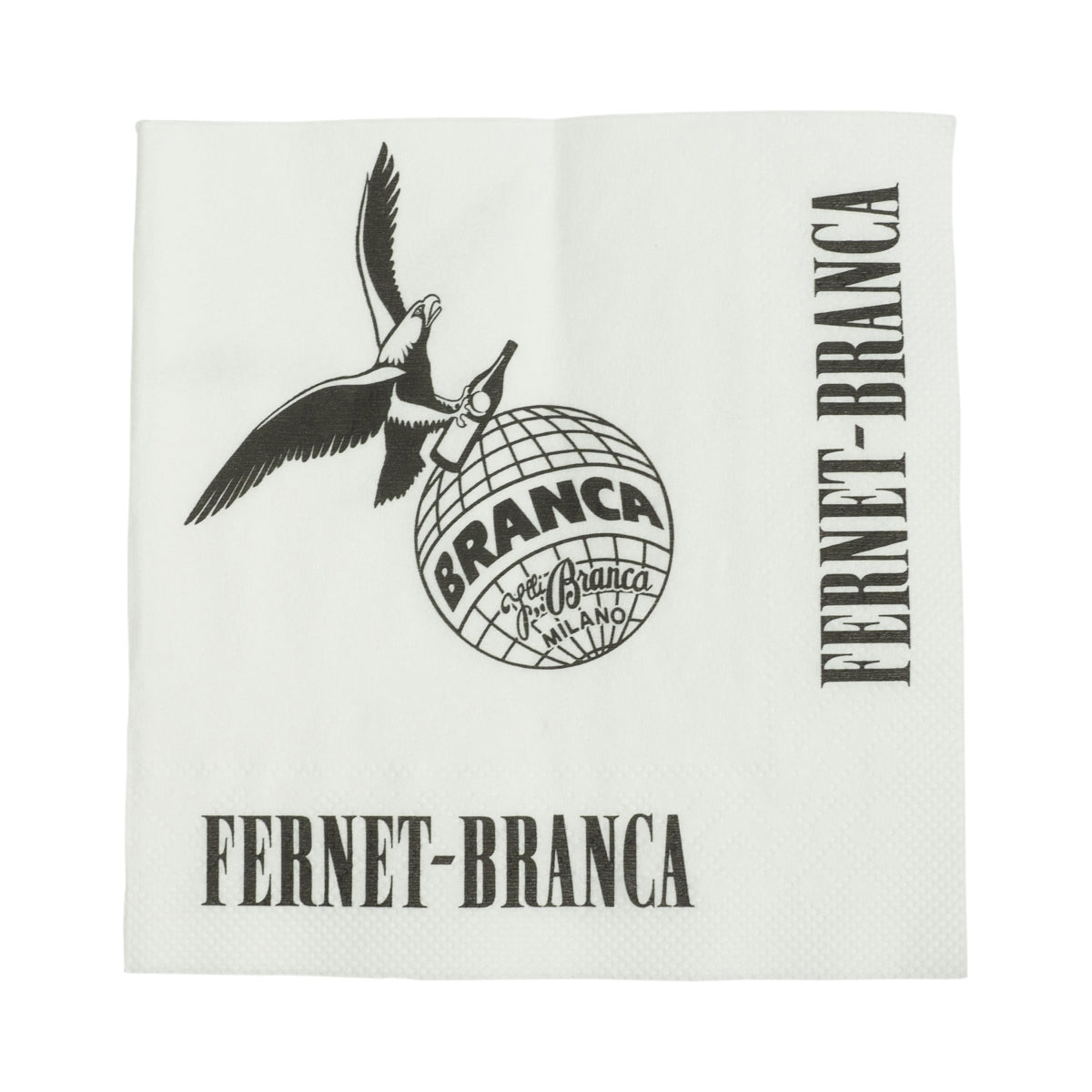 250 serviettes en papier Fernet Branca, 4 couches, 12 x 12, sous-verres pour verres, gastronomie, bar