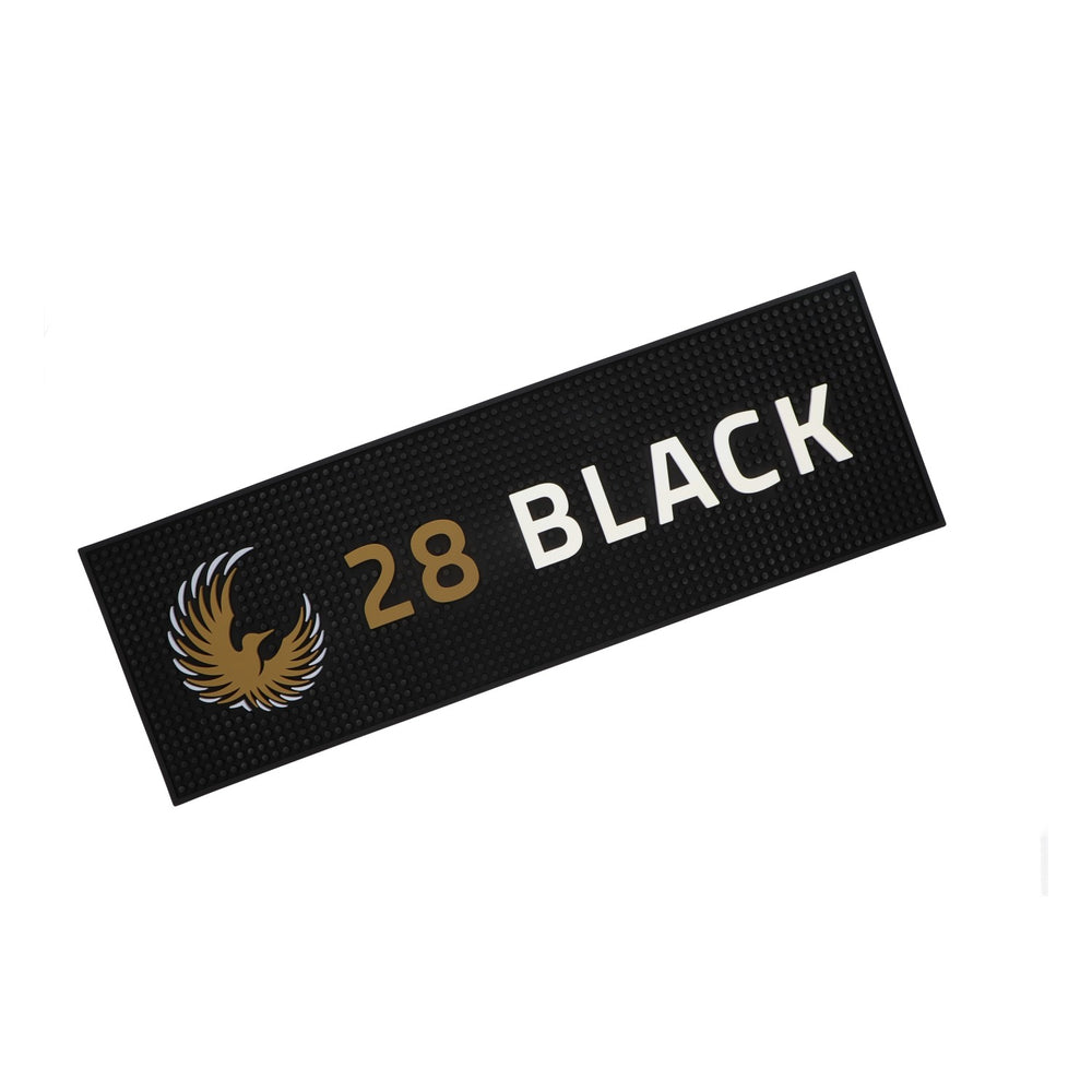 28 Black Energy Tapis de bar 60x20 cm Tapis de service anti-goutte Tapis d'égouttementSurface de bar