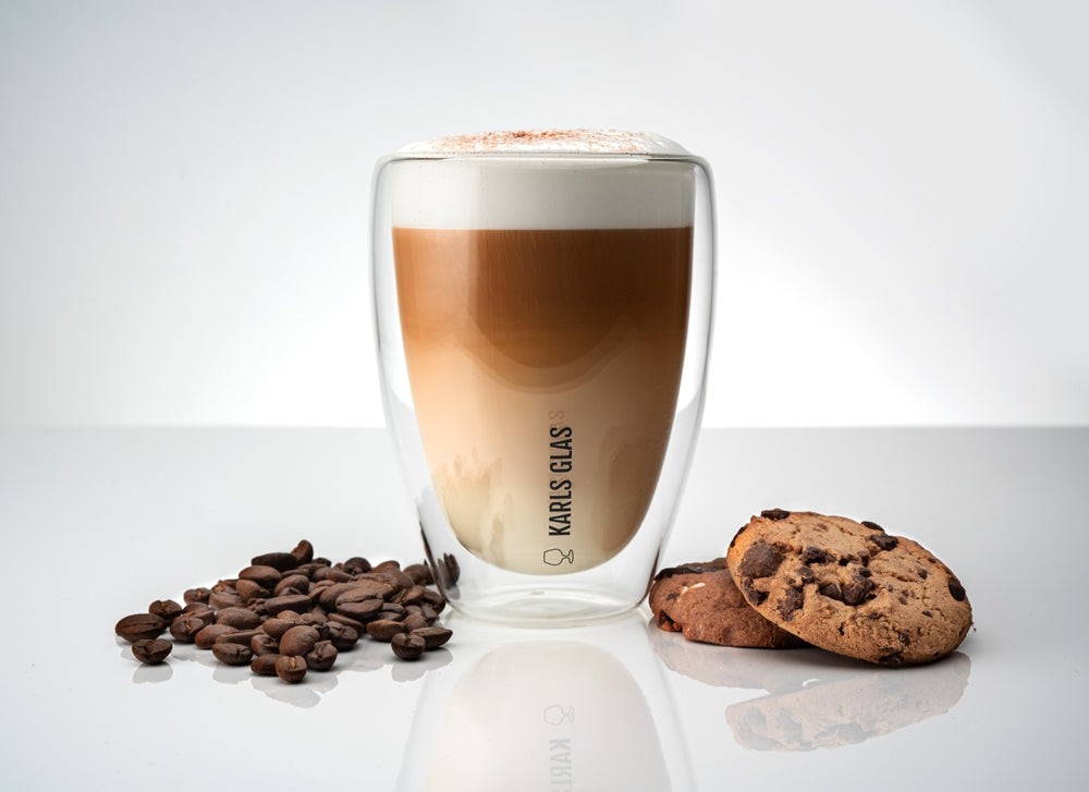 2 verres à double paroi en verre thermo 0,35 l Latte Macchiato, café de haute qualité