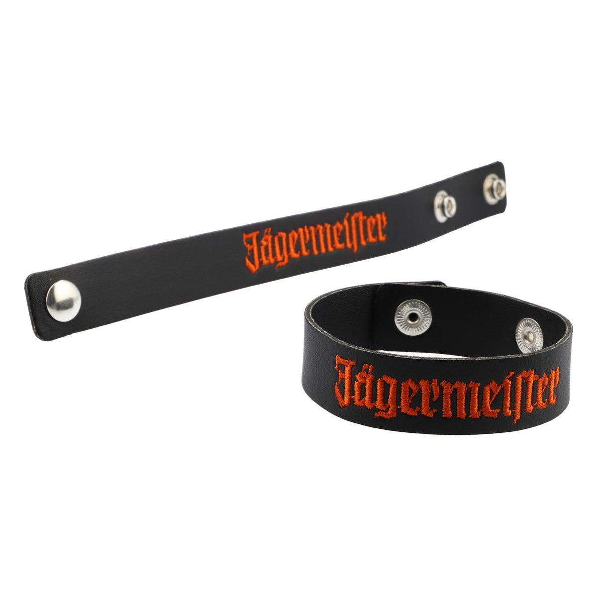 2 bracelets en cuir Jägermeister Likör 24 x 2 cm, taille unique