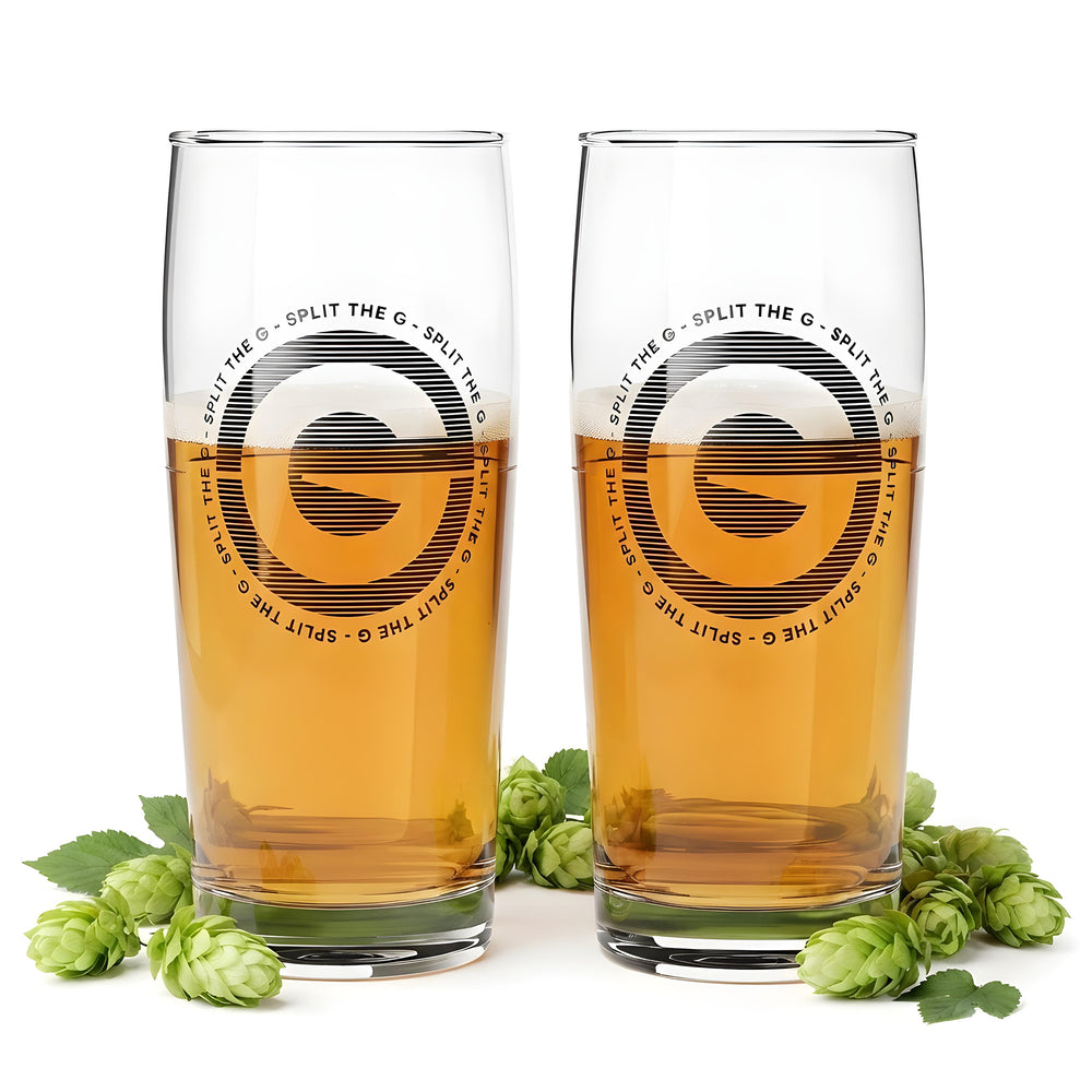 2 verres à bière Sipply SPLIT THE G Big G 0,5 l - La tendance sur les réseaux sociaux