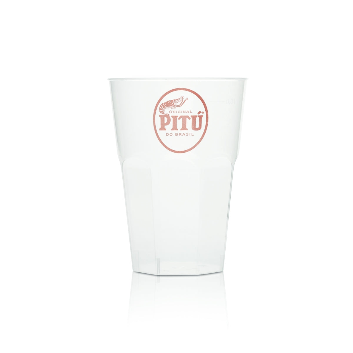 30 gobelets en plastique Pitu Cachaca 0,3 l réutilisables pour la restauration, les fêtes et les bars – Vue 2