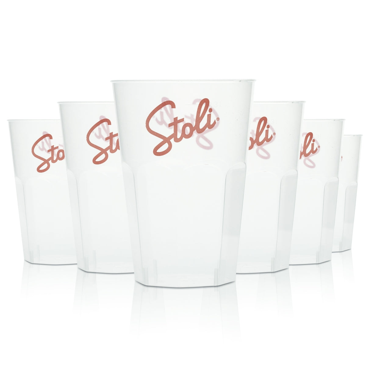 30 gobelets en plastique Stolichnaya, 0,3 l, réutilisables, pour la restauration, les fêtes et les bars