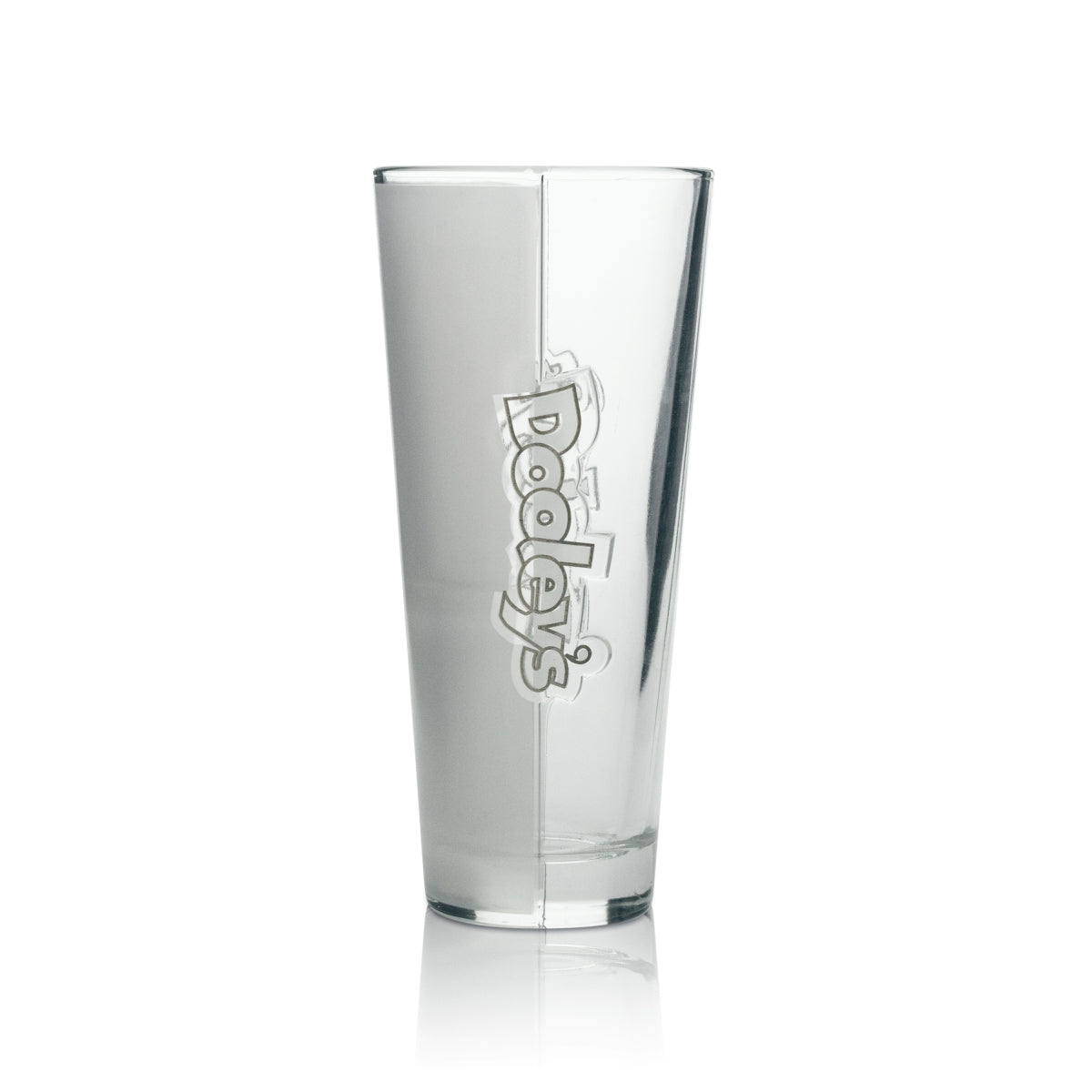 3x Verre à liqueur Dooley's Longdrink Contour Transparent Mat – Vue 3