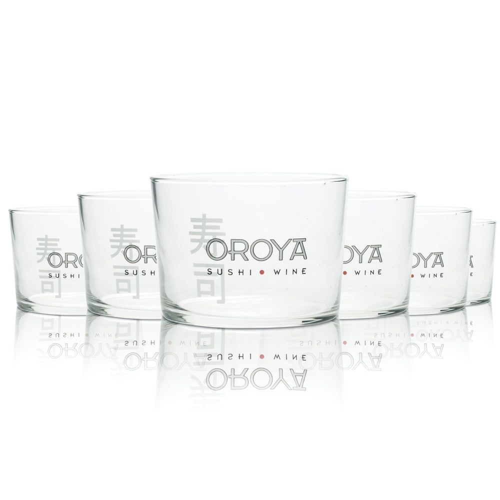 3x Verre à vin Oroya Sushi Tumbler 0,2 l Japon Asie Verres Cocktail Vin Long drink
