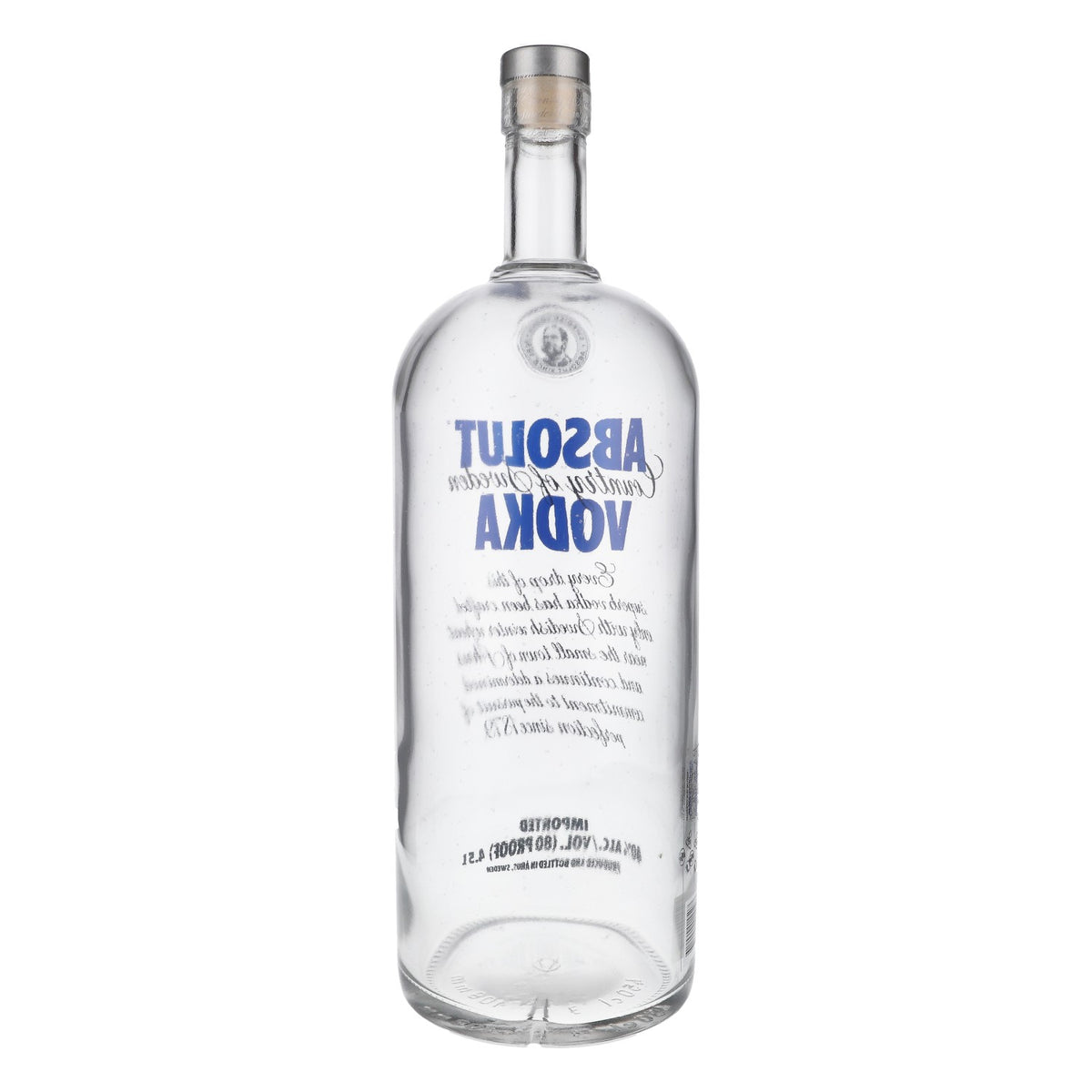 bouteille vide Absolut Vodka 4,5 l avec présentoir en carton Bouteille factice Décoration Bar – Vue 5