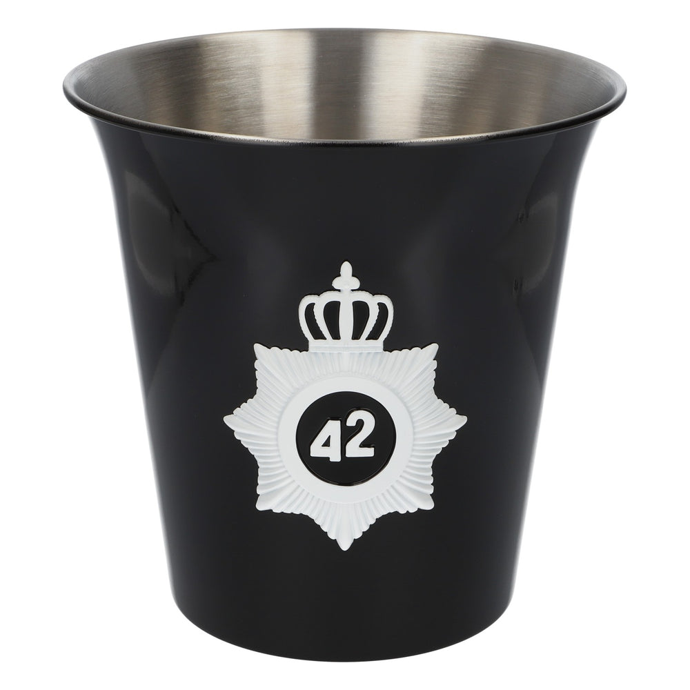 Refroidisseur de bouteille 42Below Vodka avec logo de la Police fédérale australienne, noir