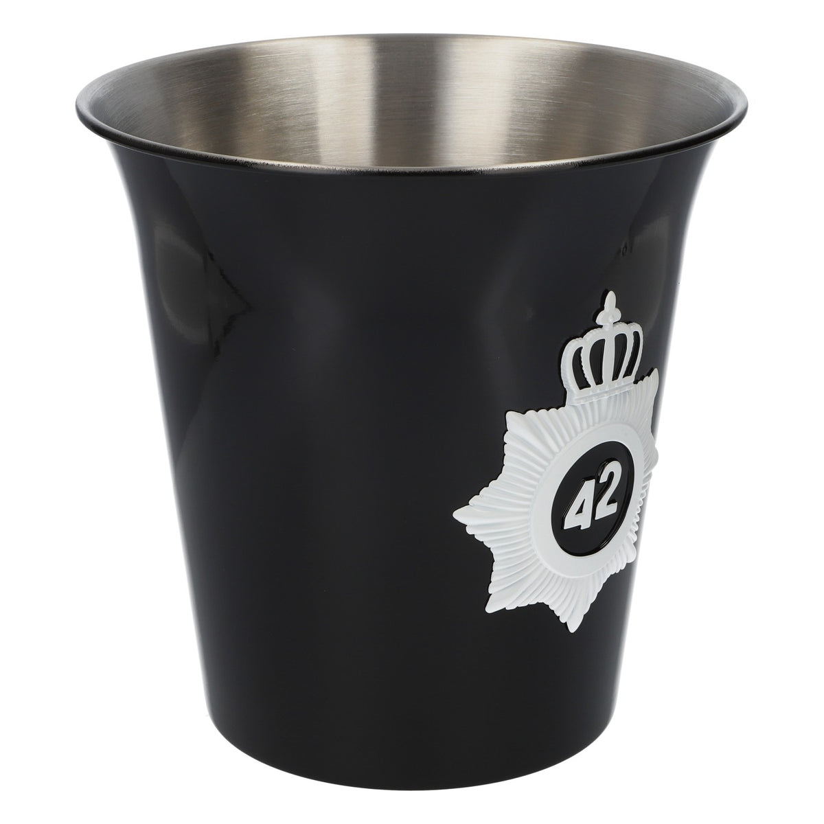 Refroidisseur de bouteille 42Below Vodka avec logo de la Police fédérale australienne, noir – Vue 2