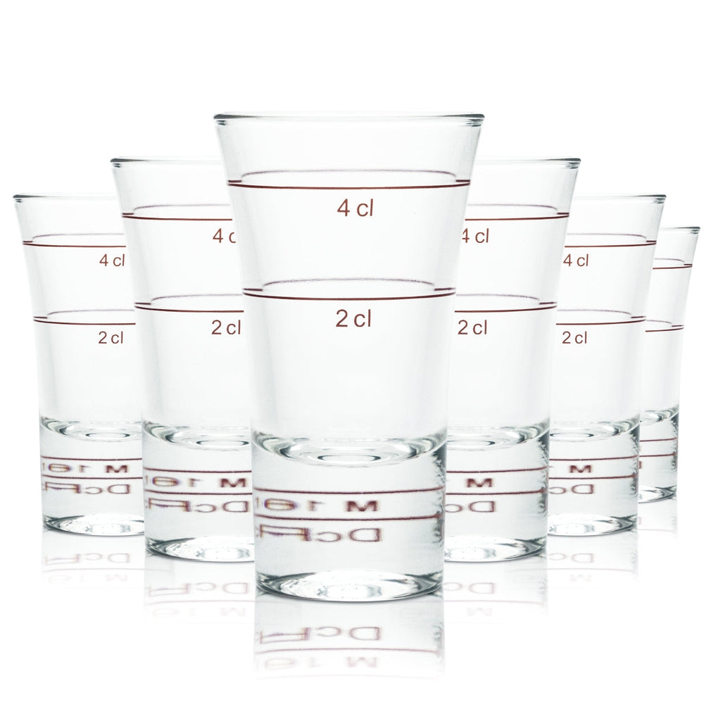 verre à shot 120x 4 cl Stamper Verres courts Gastronomie calibrés Borgonovo Schnaps Senior