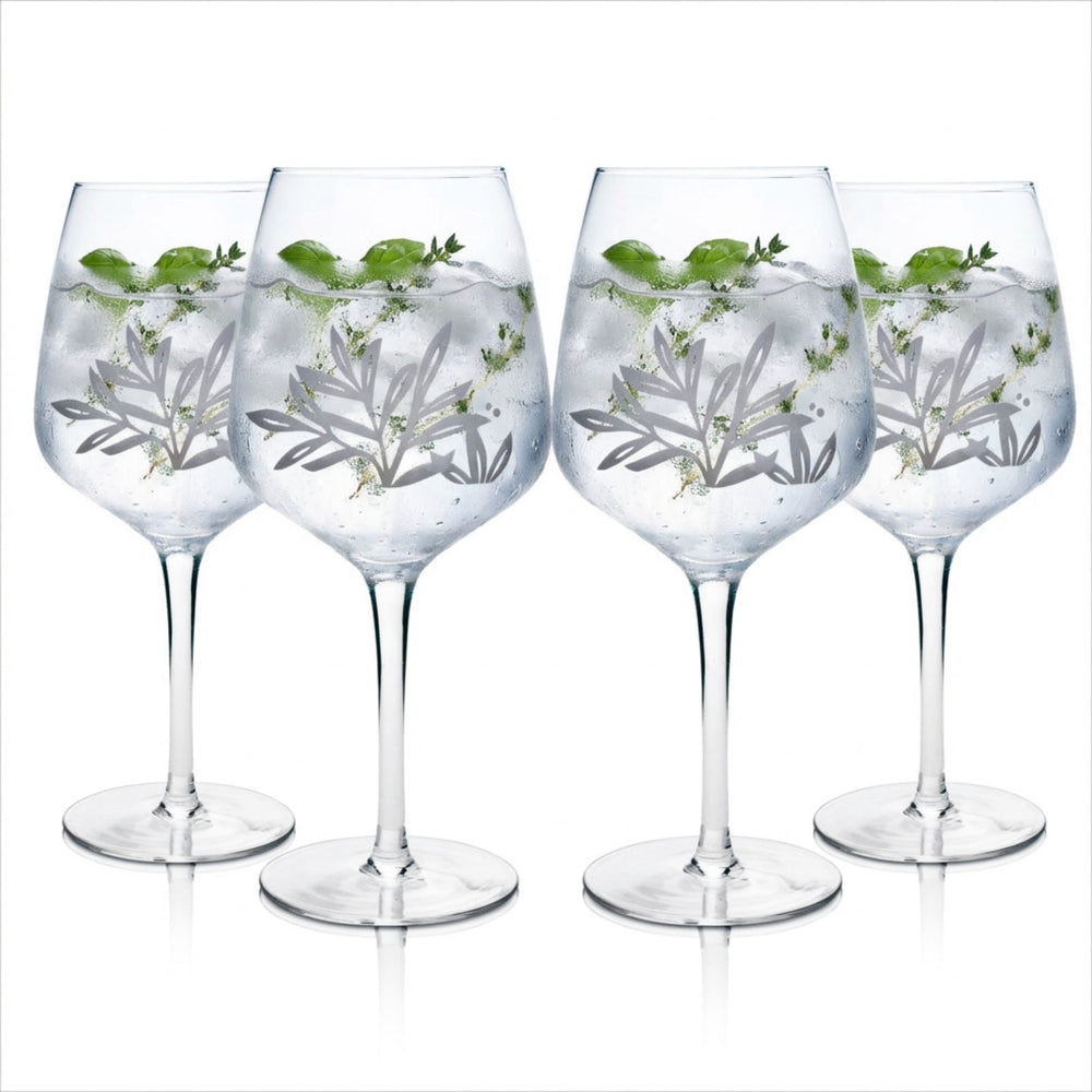 Lot de 4 verres Gin Mare 0,6 l Verres à cocktail ballon Tonic Apéritif Long drink