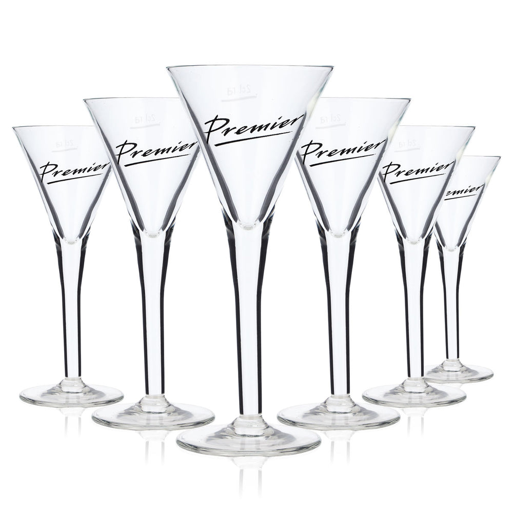 4 verres à liqueur Luigi Bormioli Tiziano « Premier » en cristal de 2 cl (lot de 4)