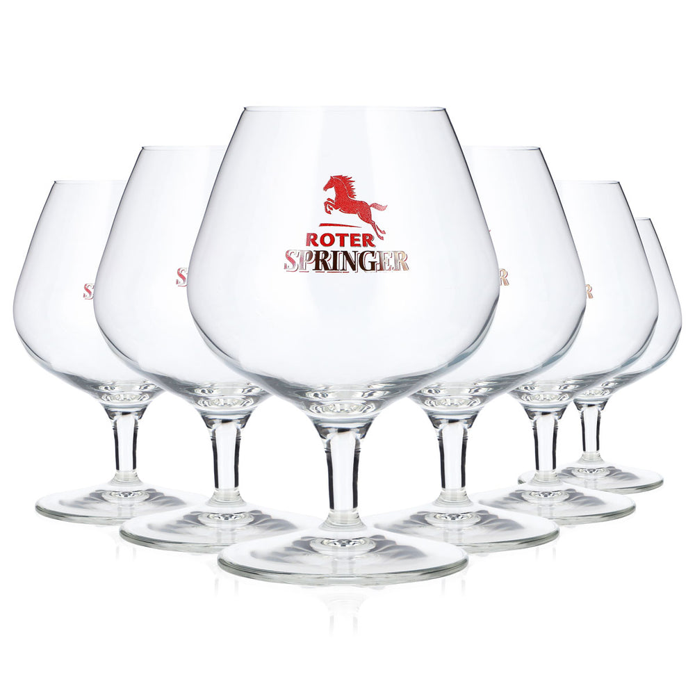 4 verres à brandy « Roter Springer » (lot de 4)