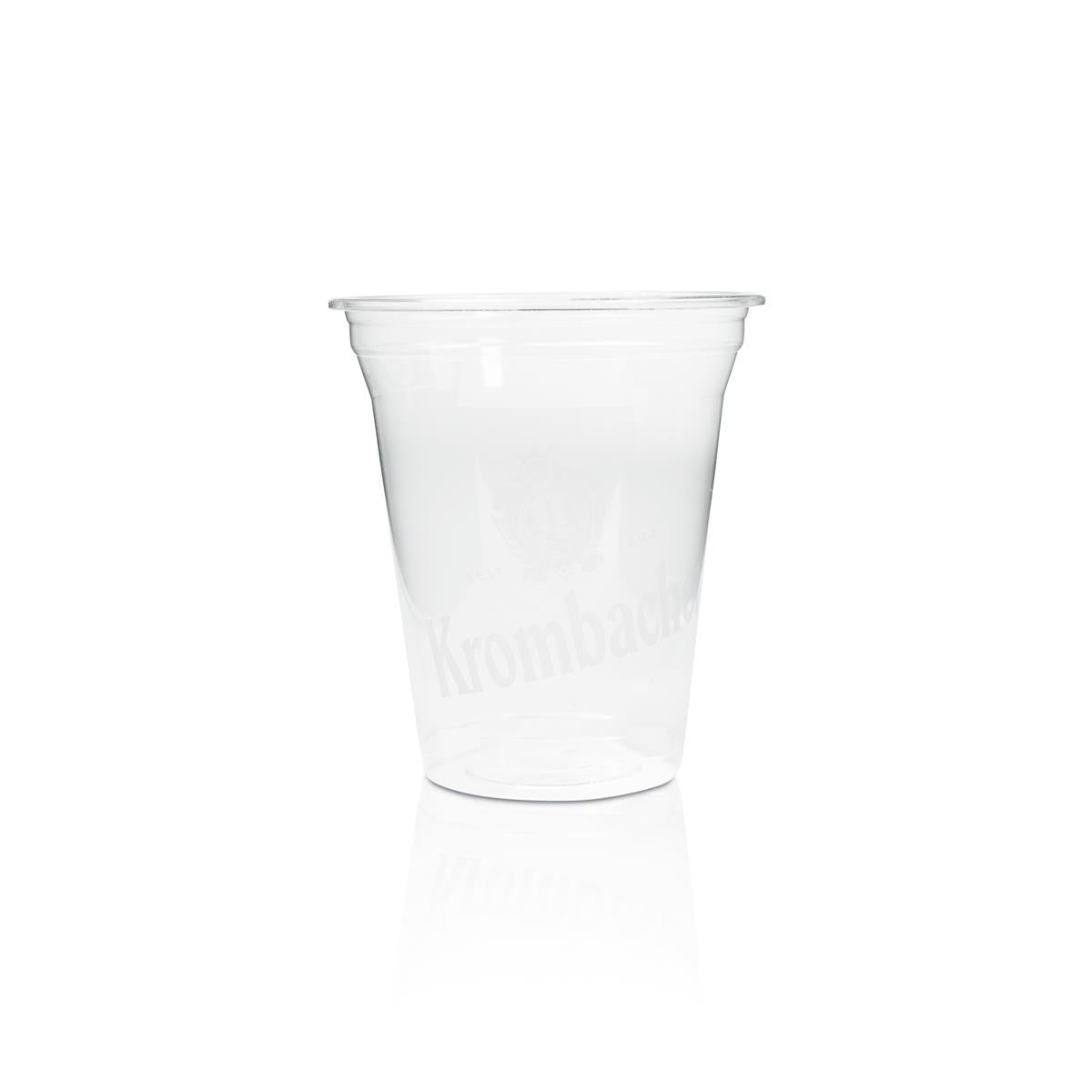 50 gobelets à bière Krombacher 0,3 l jetables, biodégradables – Vue 2