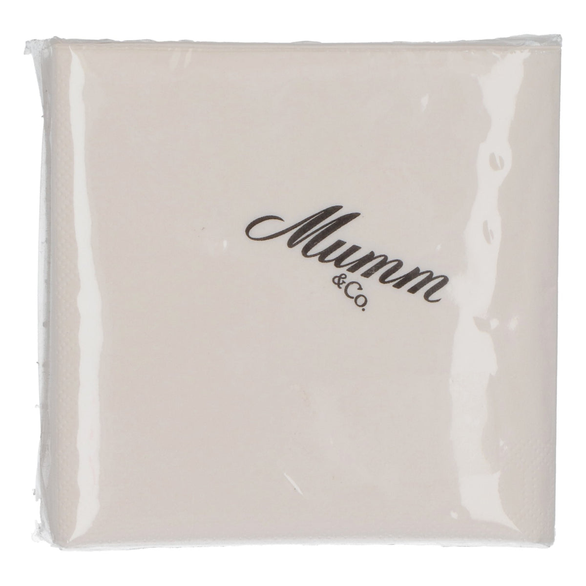 50 serviettes de table Mumm Sekt Serviettes de table Serviettes pour couverts Serviettes en papier Blanc