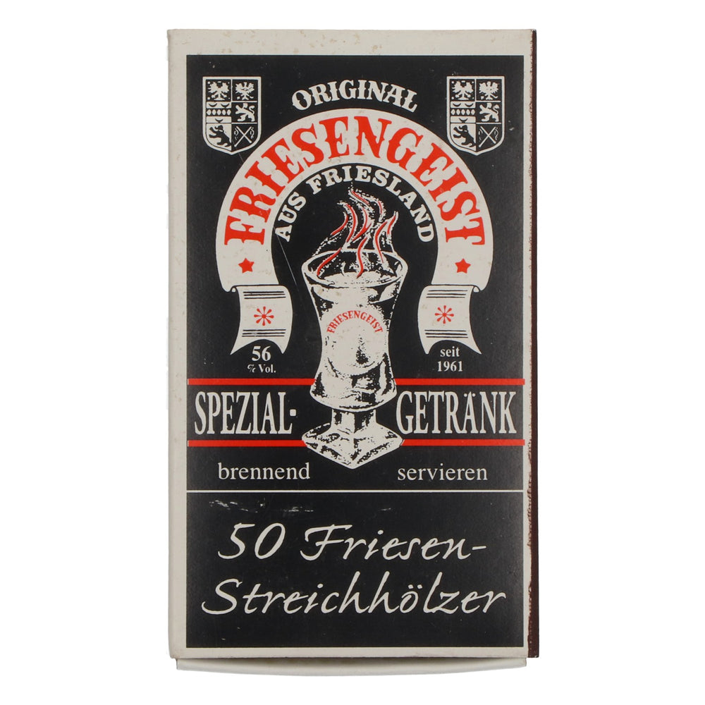 50 x allumettes « Friesengeist » originales, Behn Eckenförde, accessoires pour liqueur