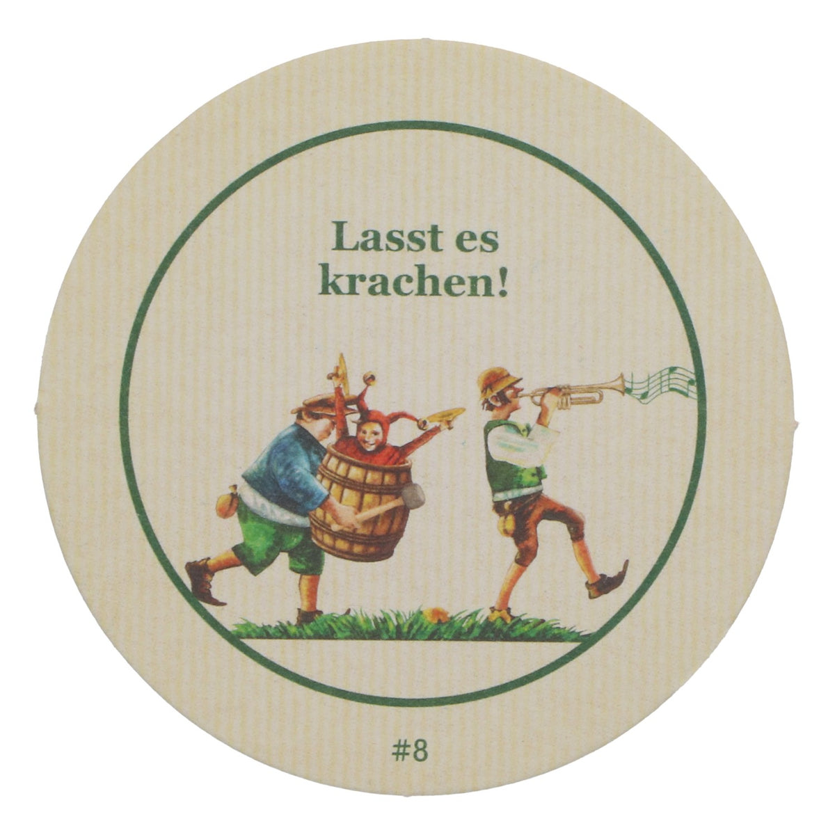 50 sous-verres à bière « Pülleken » « Lasst es krachen » – Accessoires de bar, dans leur emballage d'origine – Vue 4