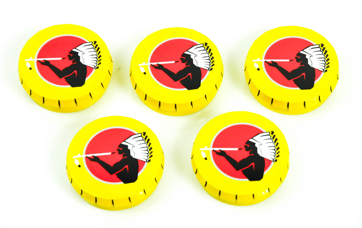 5x cendriers American Spirit Cigarettes Beach Ashtray Mini Yellow Tin Can – Vue 3