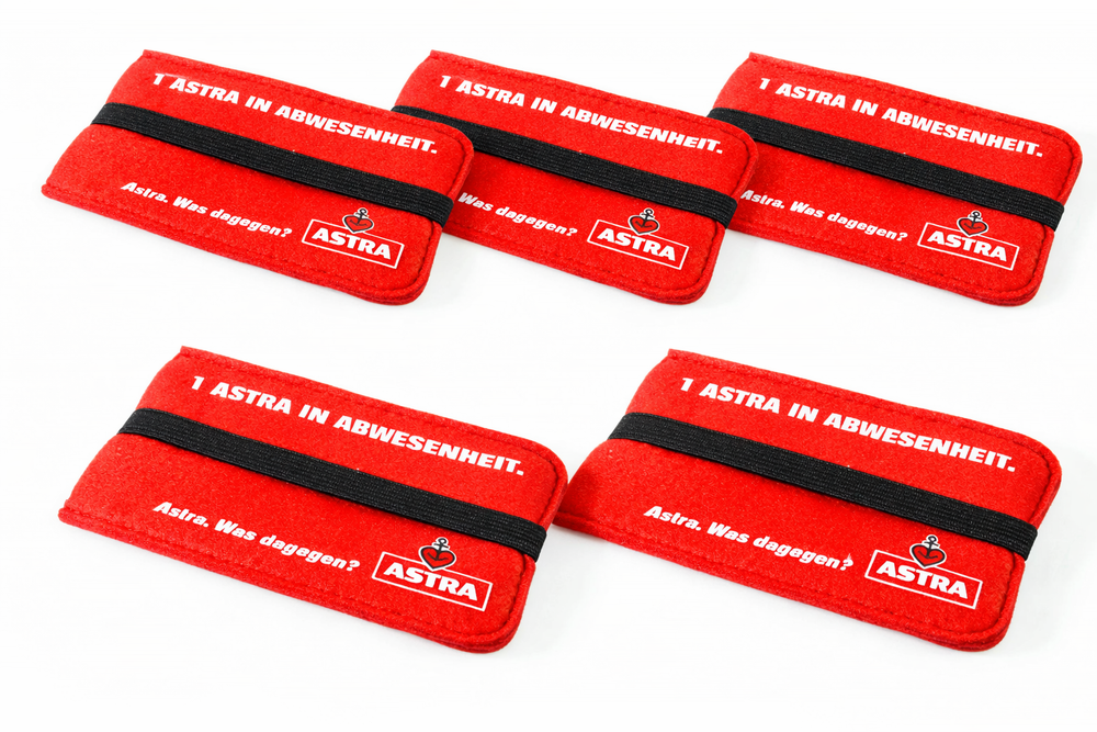 5x Astra Bière Étui pour téléphone portable Étui de protection Coque pour téléphone portable « Labertasche »