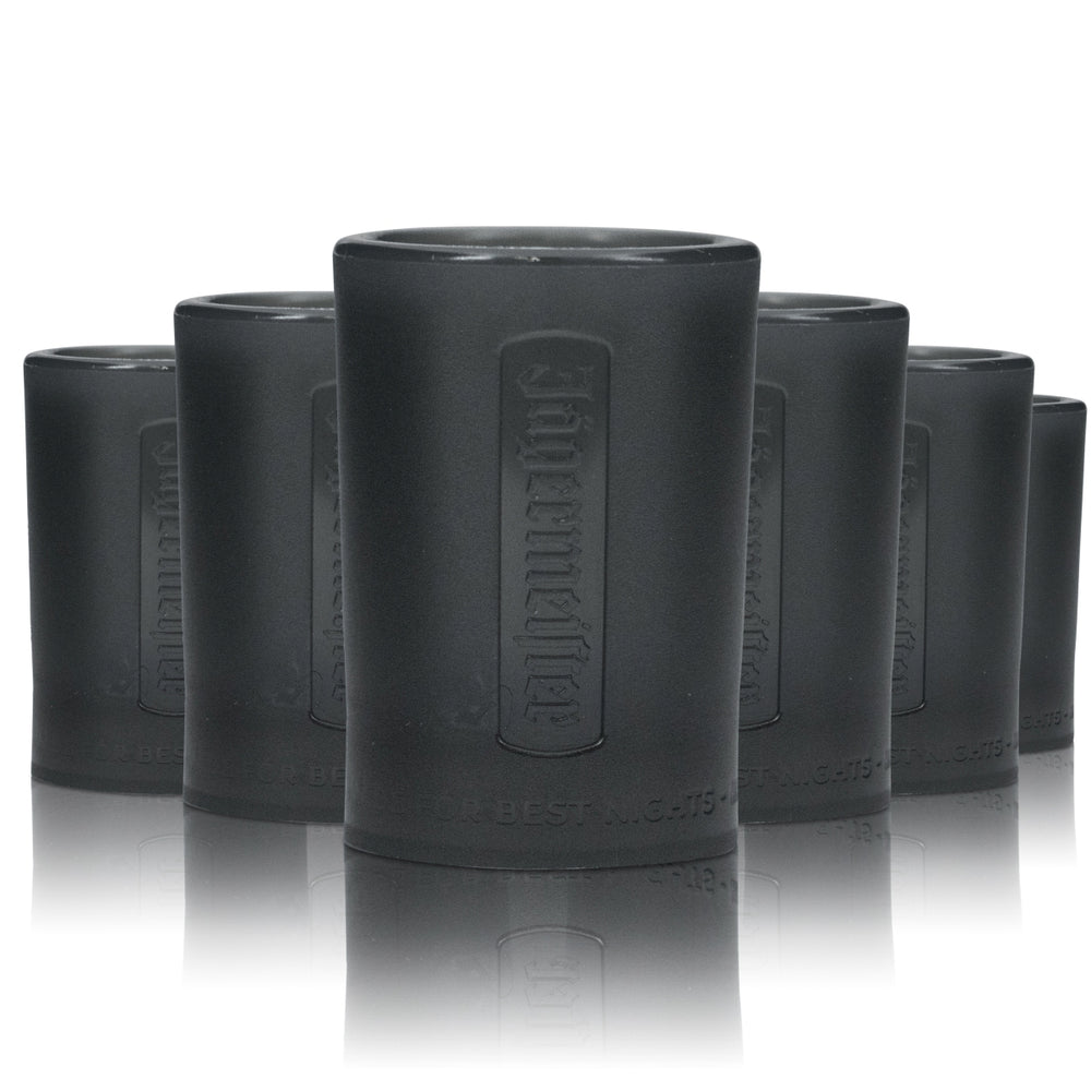 5 verres à shot Jägermeister 2 cl réutilisables en plastique dur, verres à schnaps courts