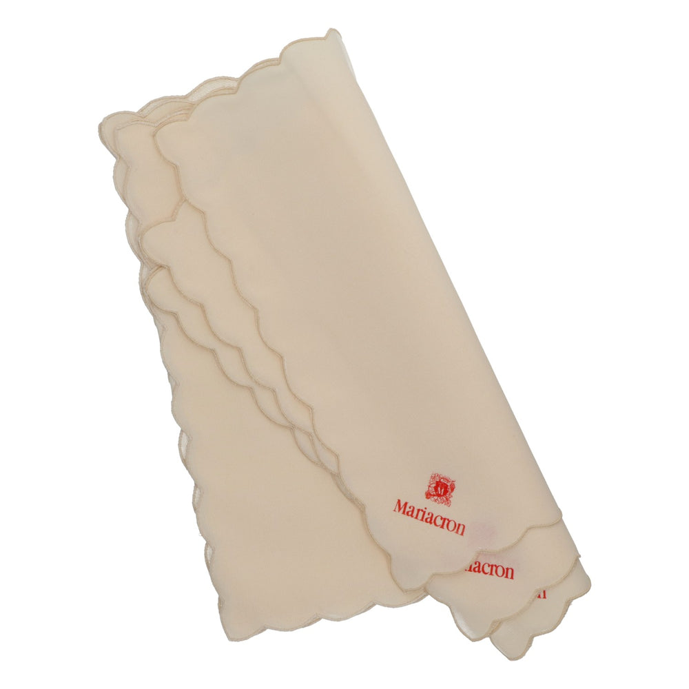 5 napkins de table Mariacron en tissu de soie, format gastronomique 29 x 29 cm, lot de 5, sous-verres de bar
