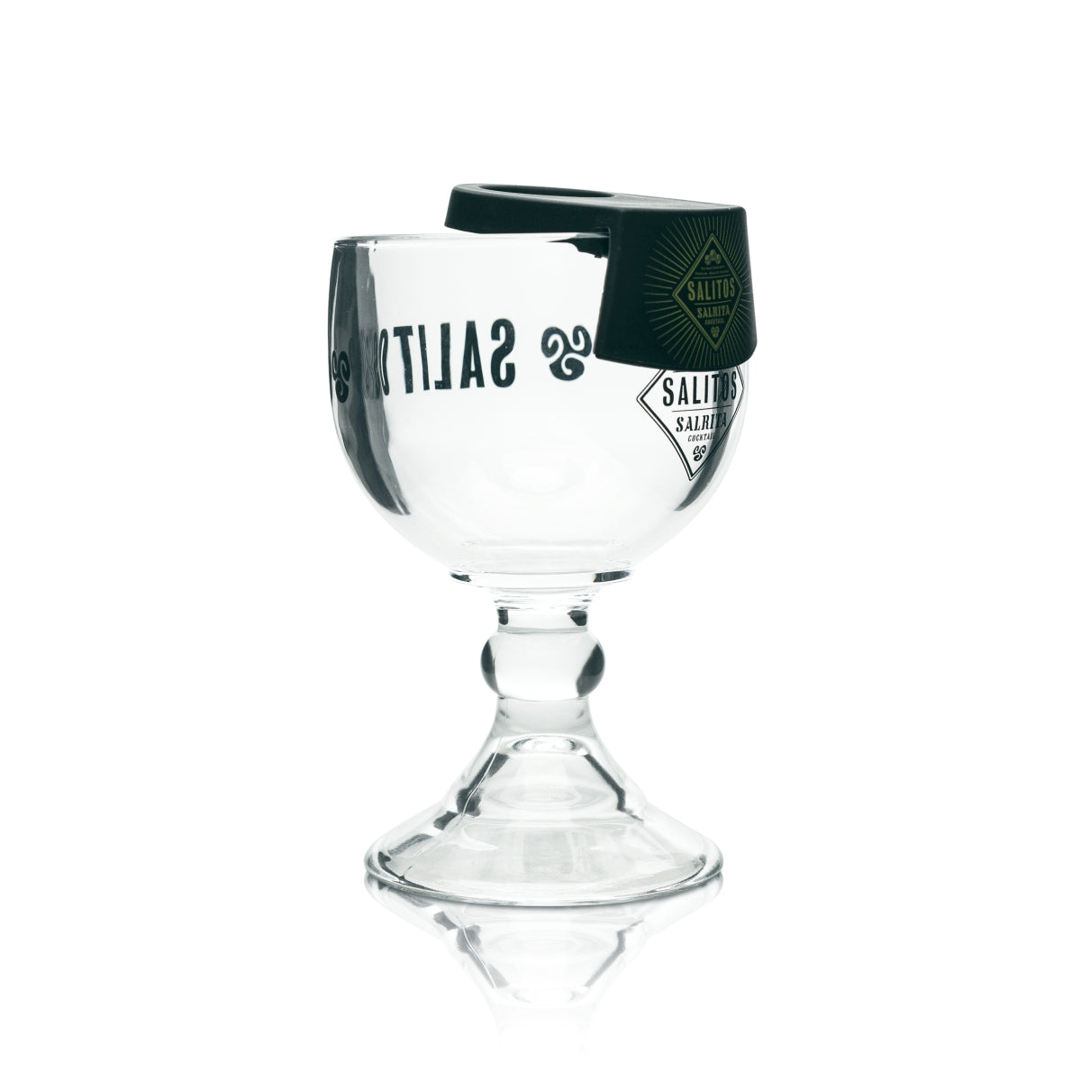 Verre Salrita Salitos 0,6 l - cocktail long drink apéritif - avec clip en verre véritable – Vue 4