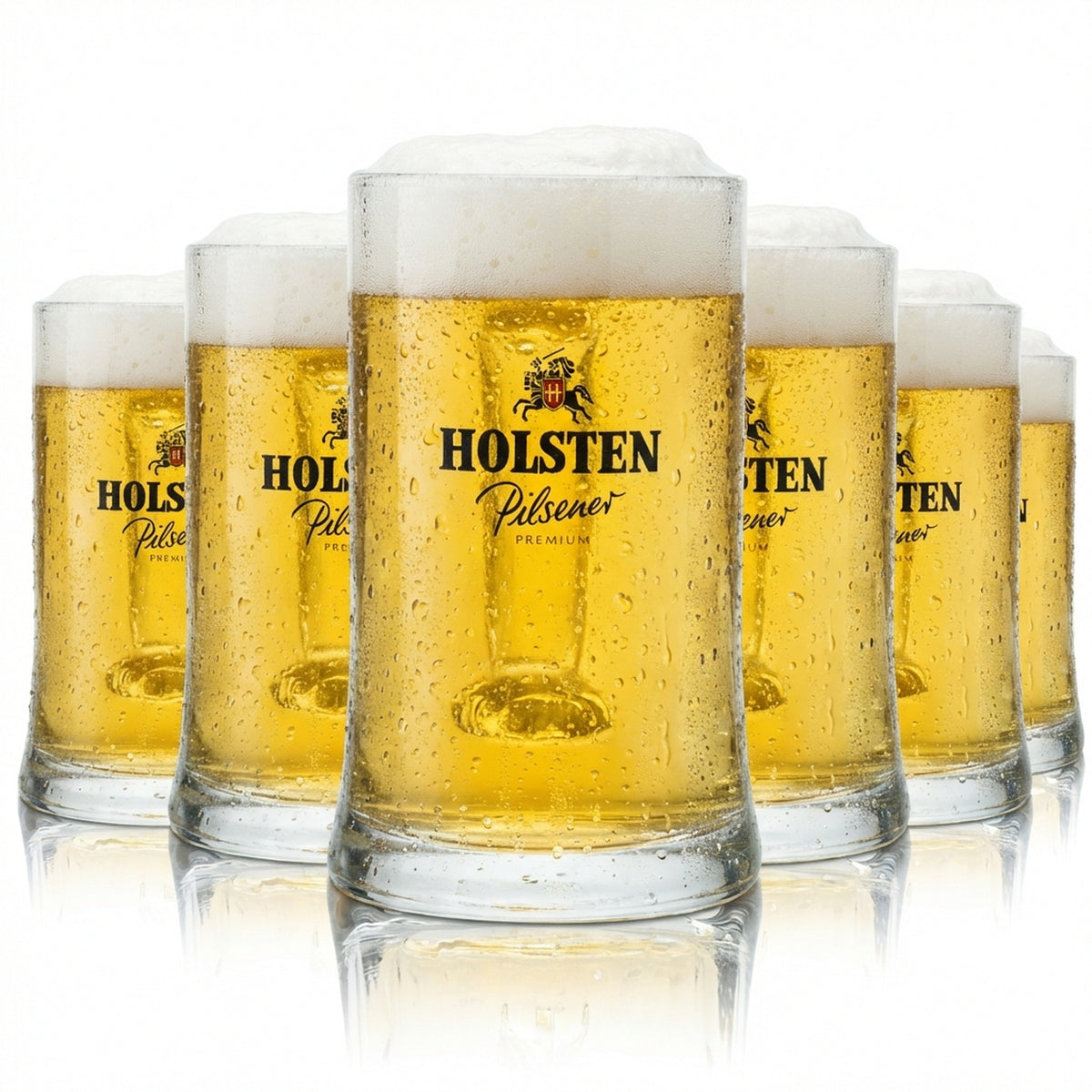 6 verres à bière Hacker Pschorr 0,5 l, chope Salzburg-Seidel Sahm, neufs