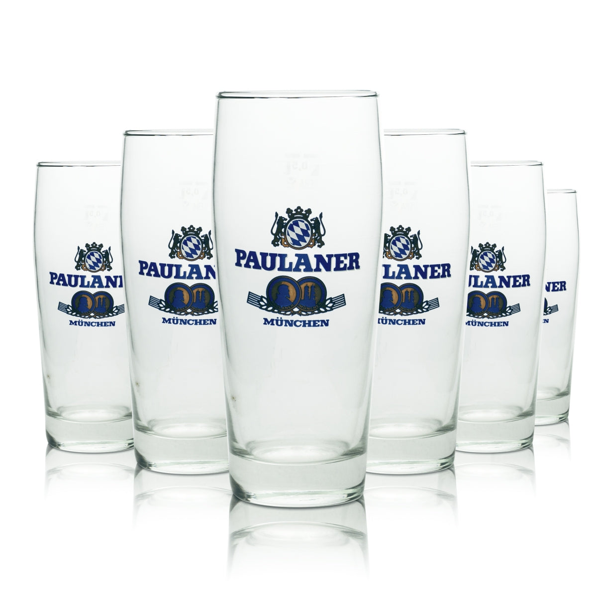 6 verres à bière Paulaner 0,5 l Willybecher neufs
