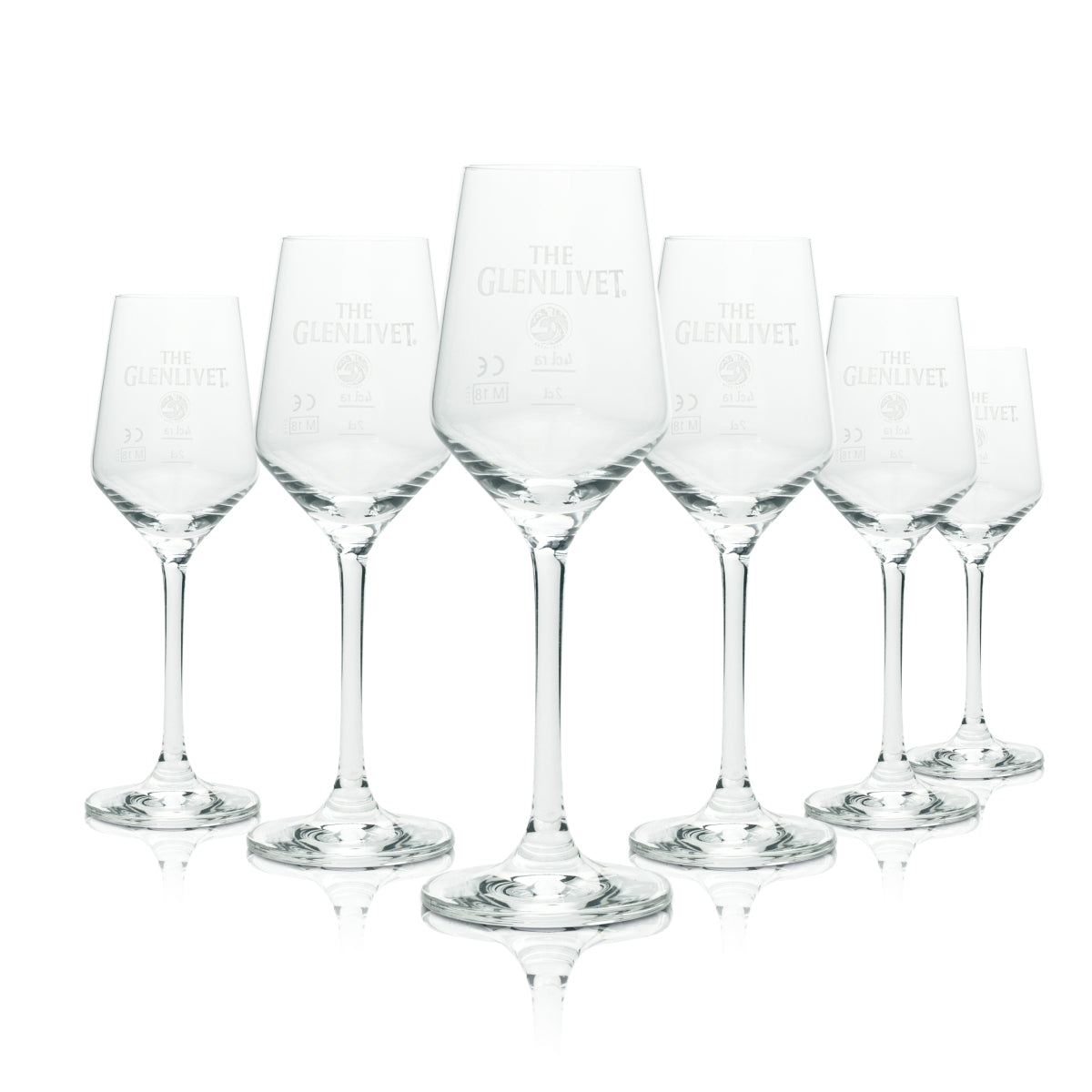 6 Verres à whisky The Glenlivet 0,1 l Verre à dégustation « Harmony » Rastal nouveau