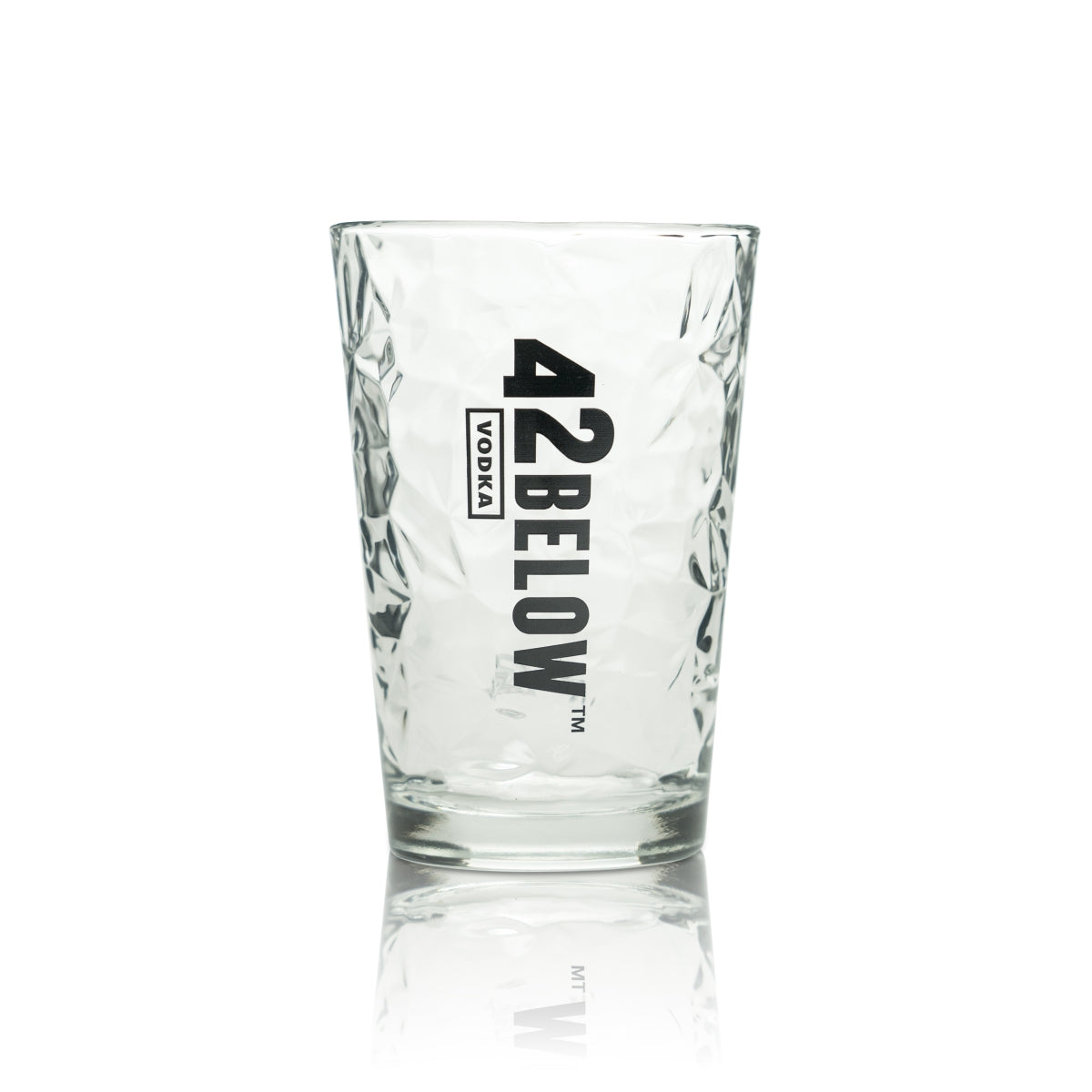 6x 42 Below Vodka Verre 0,4 l Verres à long drink Relief Contour Cocktail Tumbler Ice – Vue 2