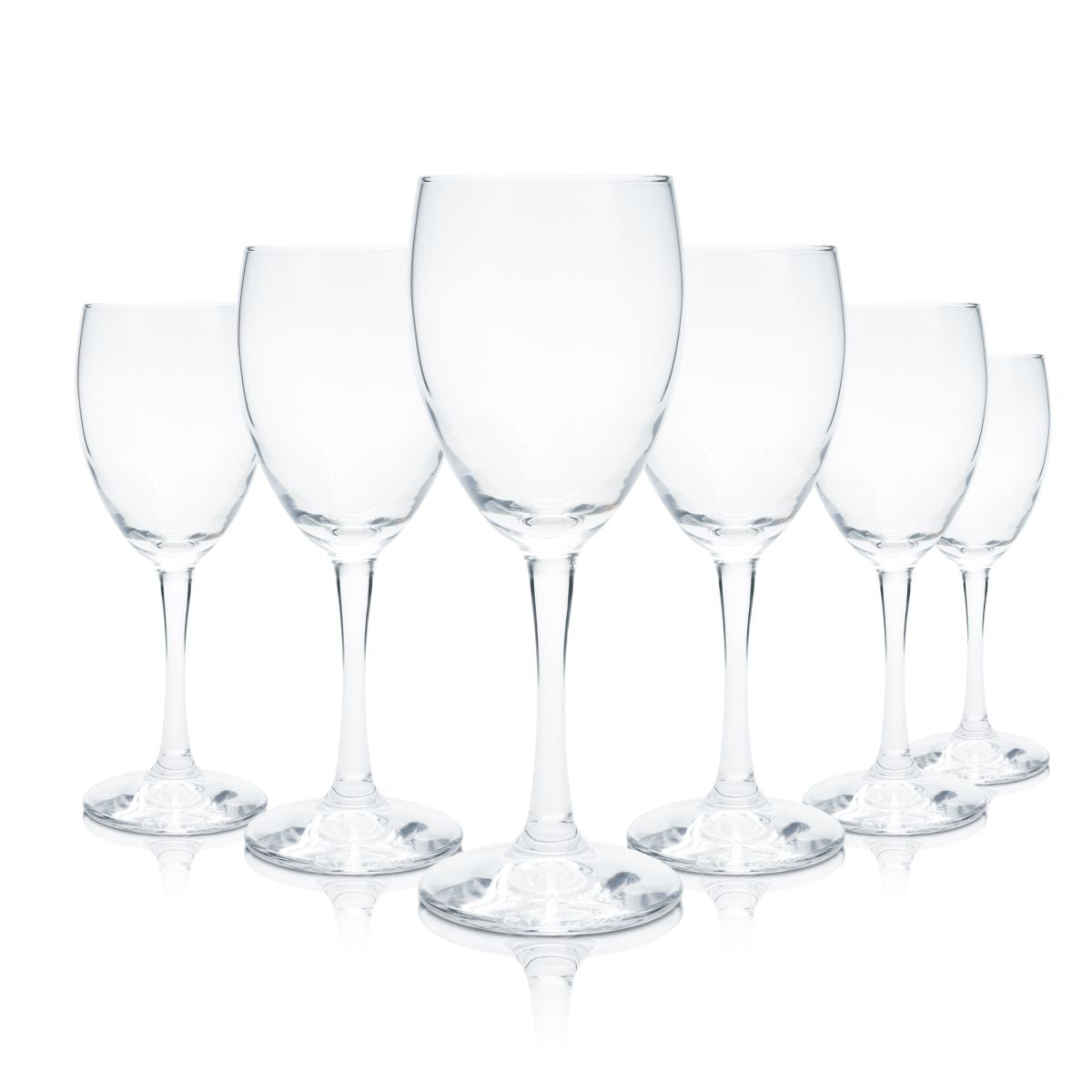 6x 57Verre à eau 0,2l Verre à calice Eau minérale gazeuse Jus de fruits Set de verres Gastro