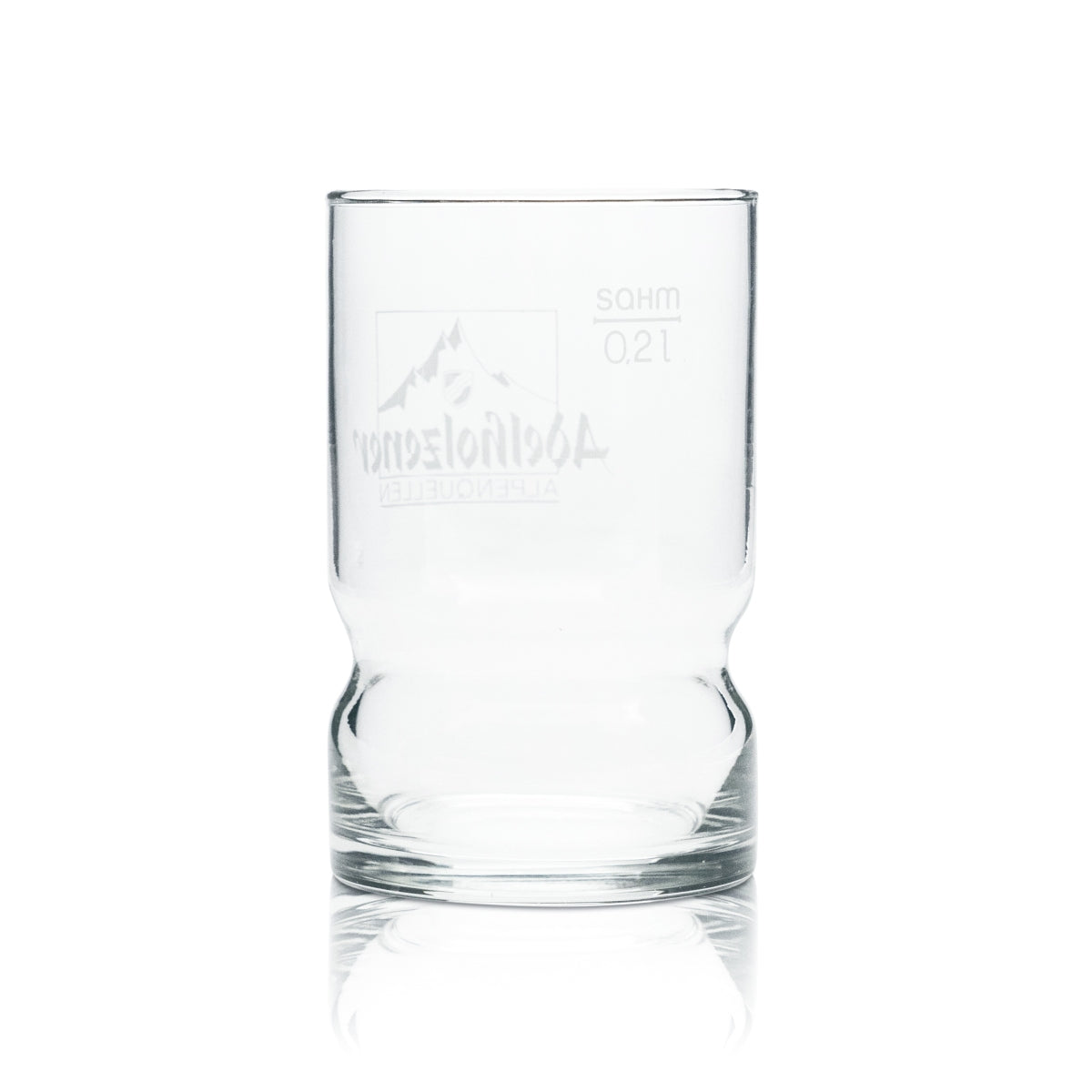 6 verres Adelholzener Wasser 0,2 l, gobelets Tumbler, verres profilés, source minérale Sod – Vue 3