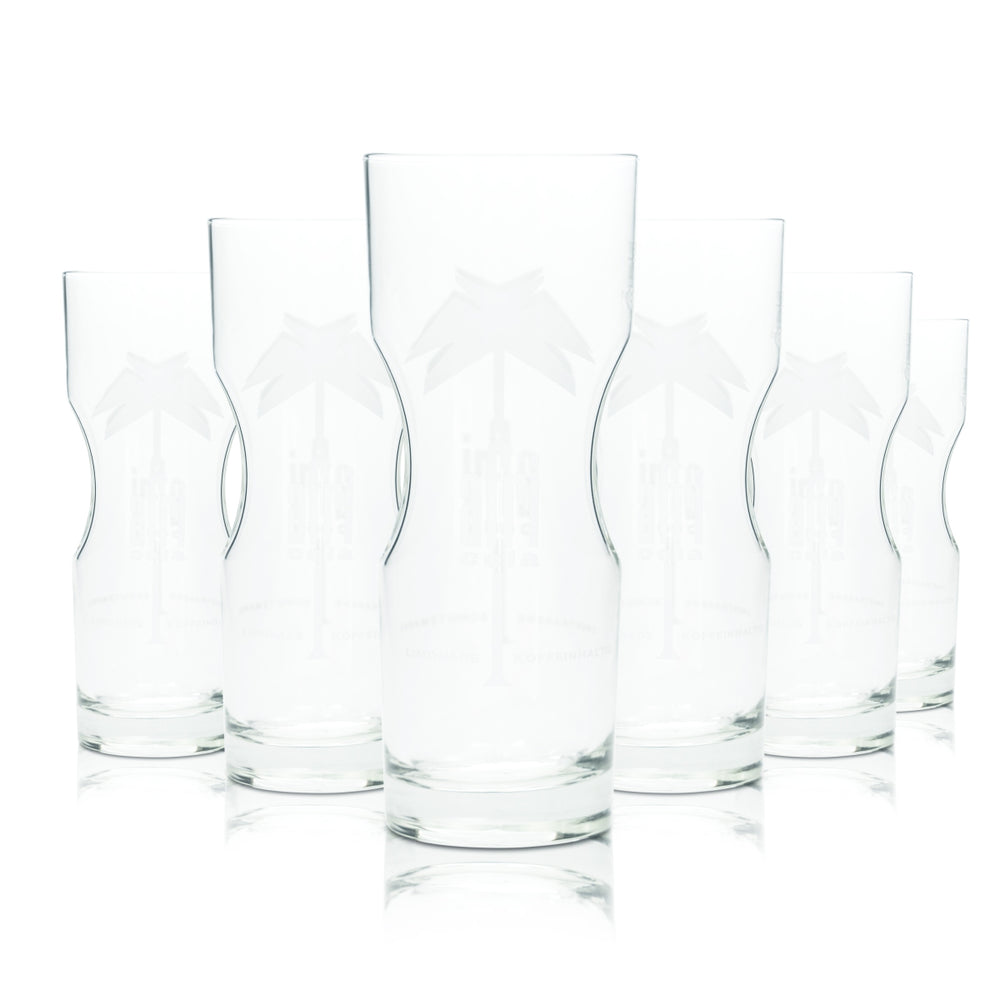 6x Afri Cola Boisson gazeuse Verre 0,3 l Gobelet Verres à long drink Contour Gastro Limonade