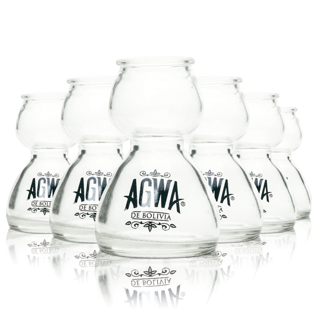 6 verres à shot Agwa de Bolivia A-Bomb 4 cl Babco Long Bomb Verres à schnaps courts