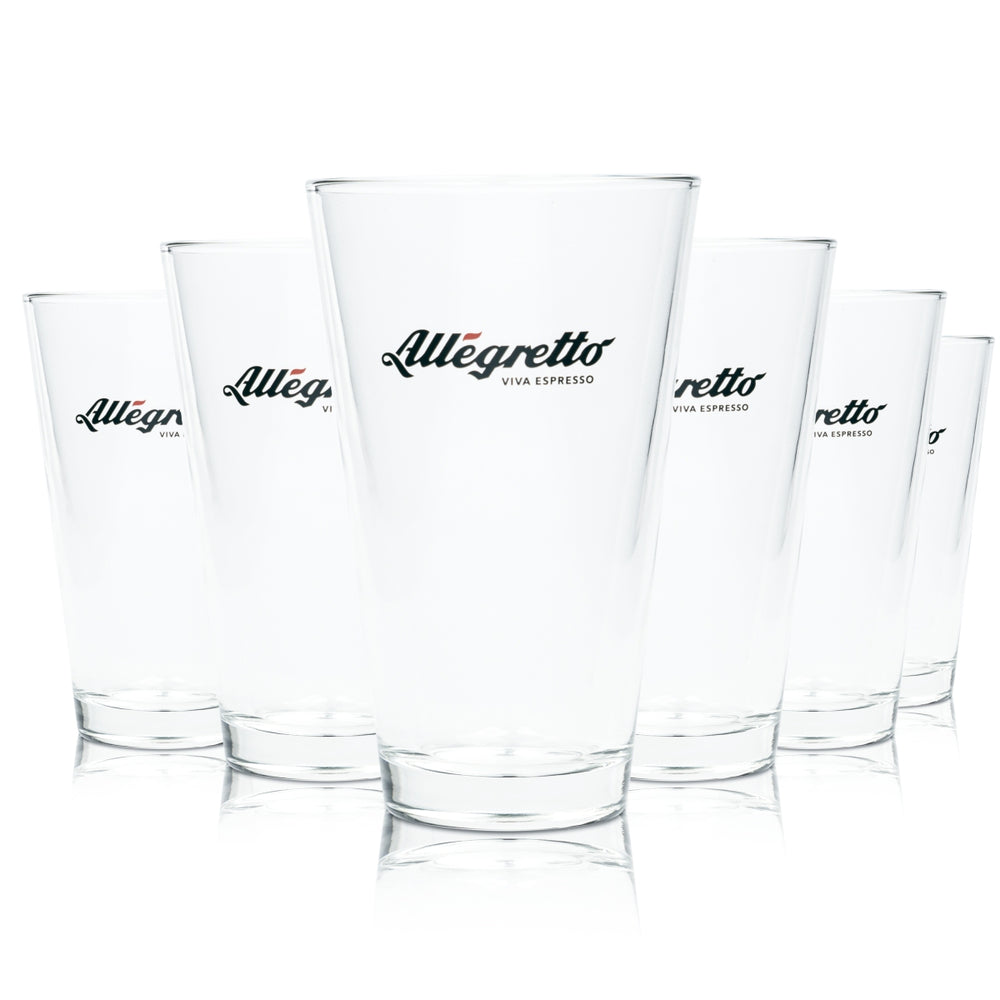 6x Allegretto Café Verre 0,3 l Latte Macchiato Tasses Verres Longdrink Tumbler