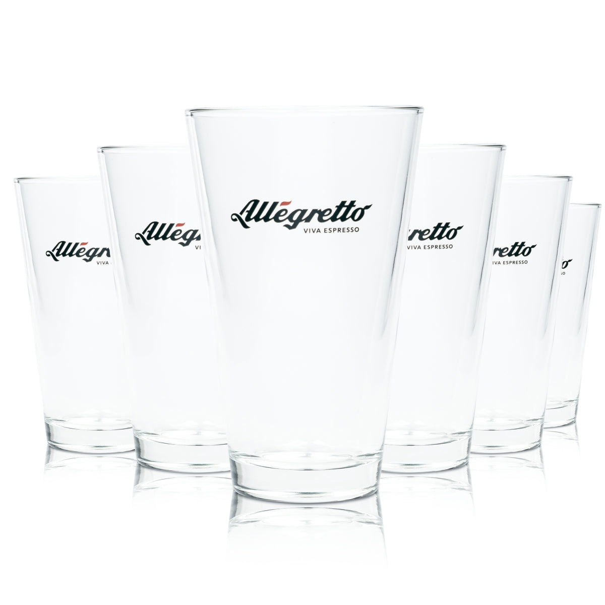 6x Allegretto Café Verre 0,3 l Latte Macchiato Tasses Verres Longdrink Tumbler