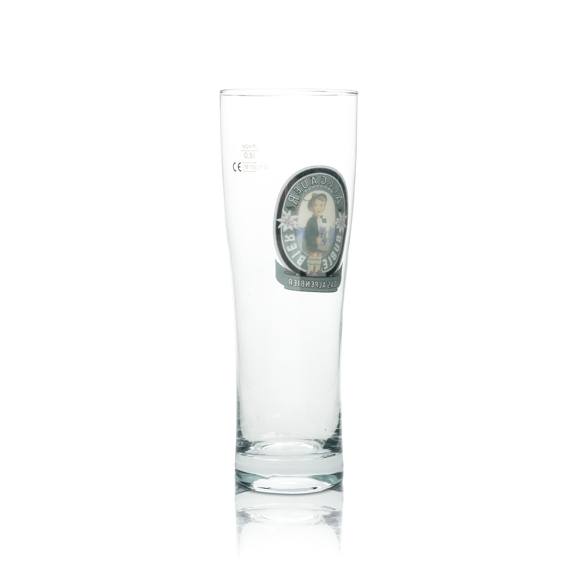6 verres à bière Allgäuer Büble 0,5 l, verres Aspen Willi, brasserie Beer Stange – Vue 3